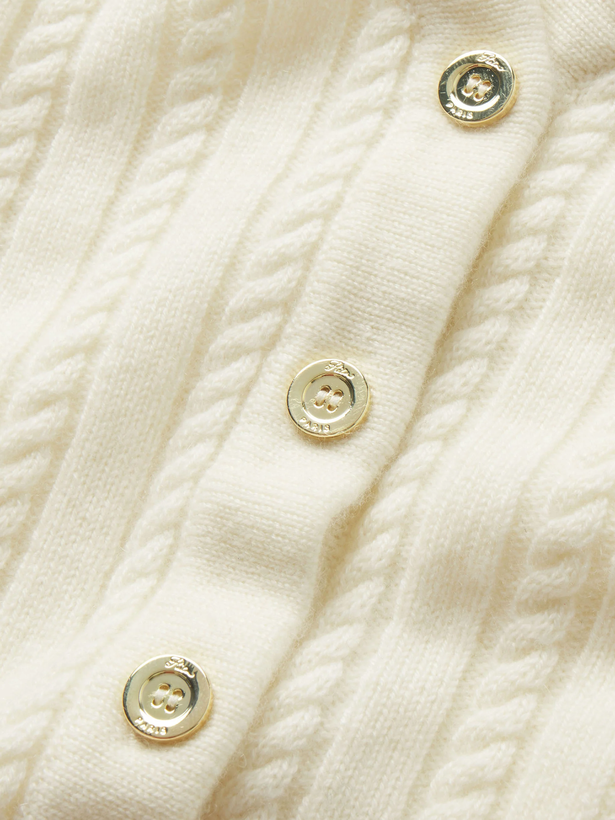Ritz Cable Cardigan -- Cream - Image 6