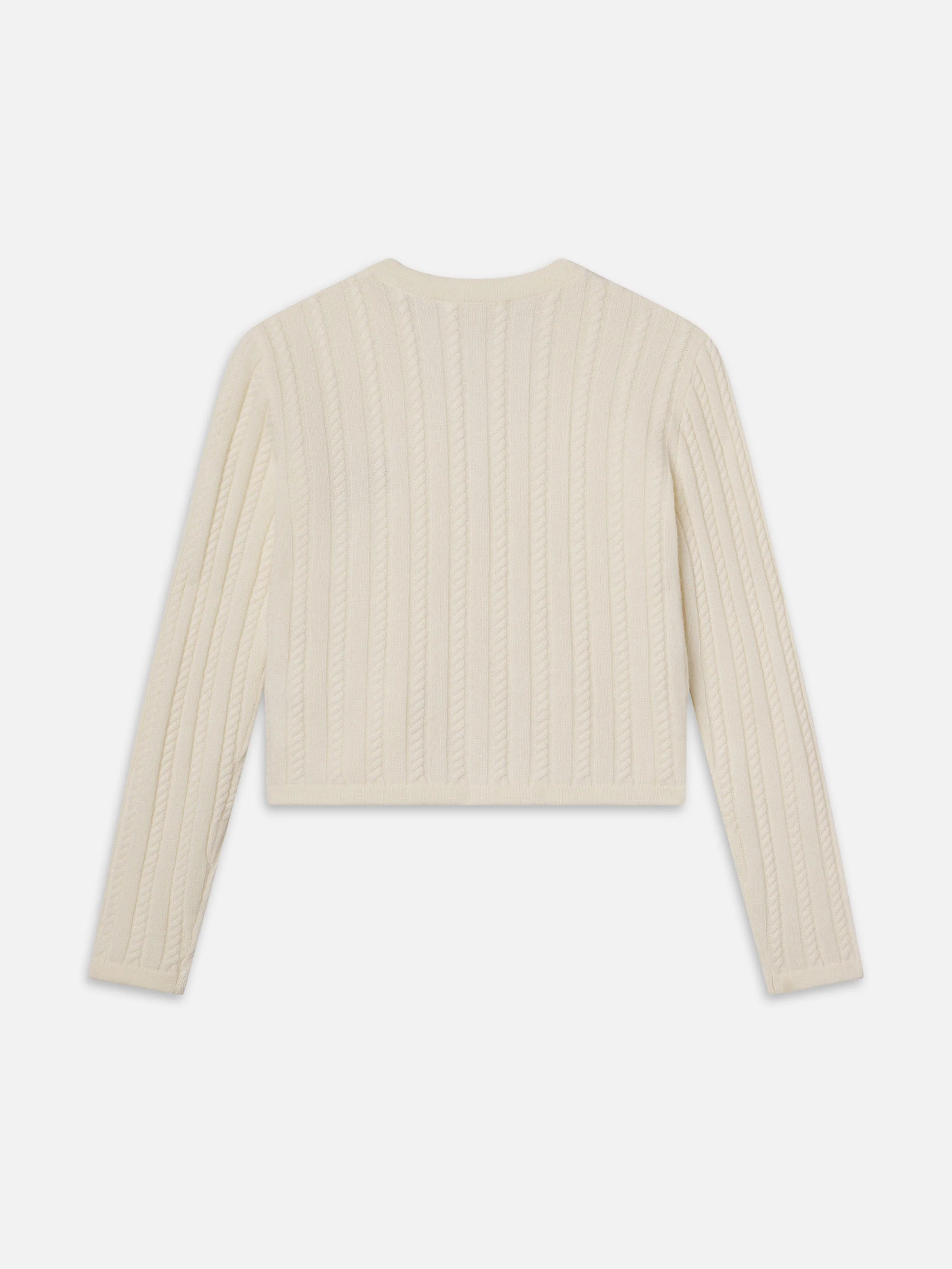 Ritz Cable Cardigan -- Cream - Image 8