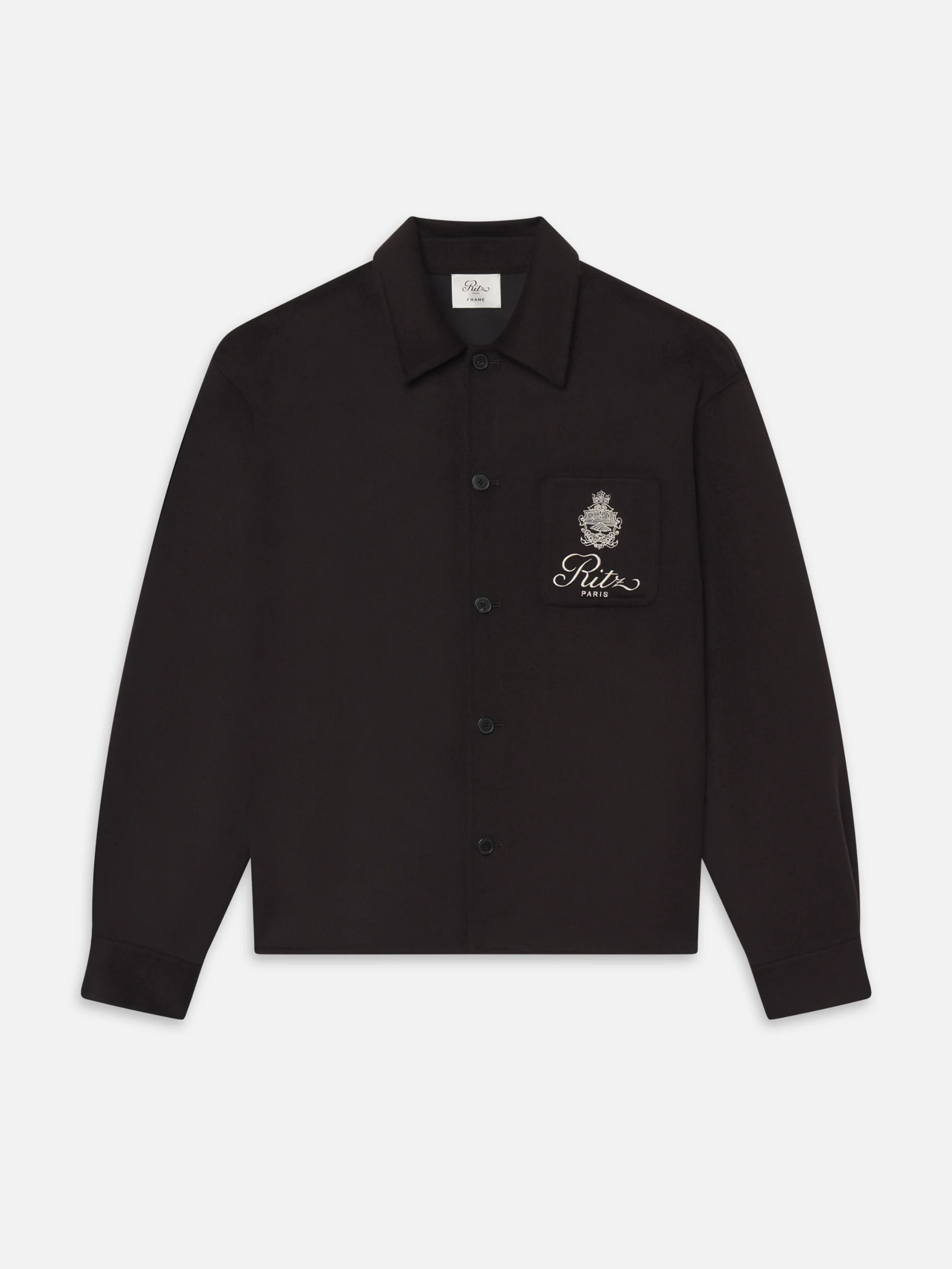 Ritz Double Face Overshirt -- Chocolate Brown