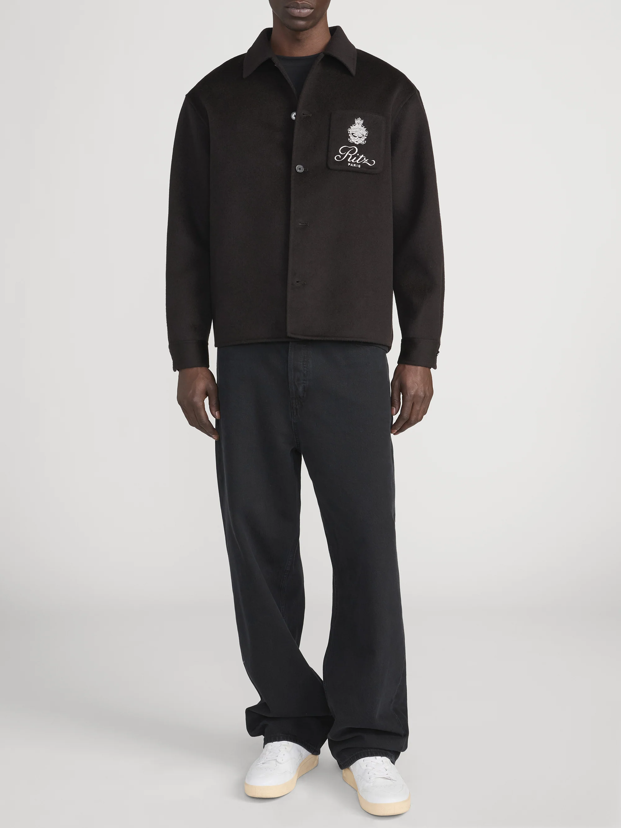 Ritz Double Face Overshirt -- Chocolate Brown - Image 2