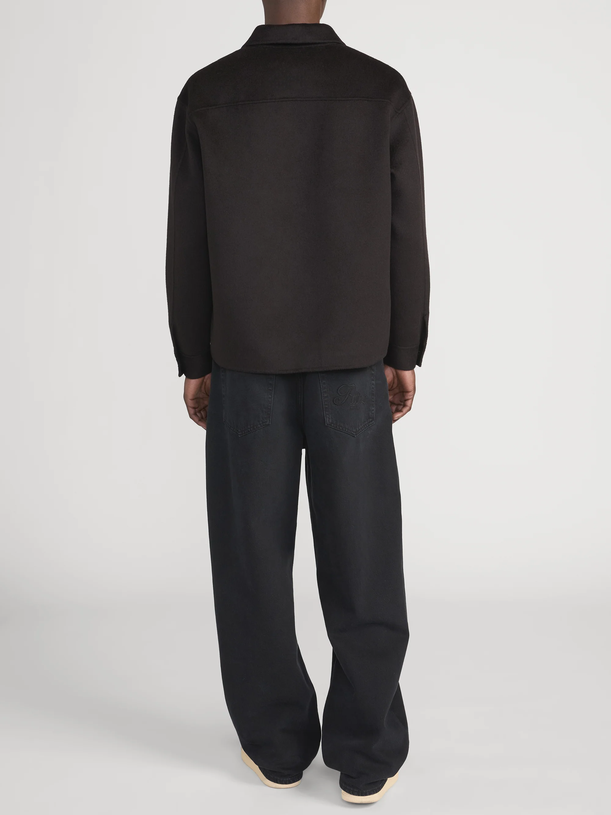 Ritz Double Face Overshirt -- Chocolate Brown - Image 6
