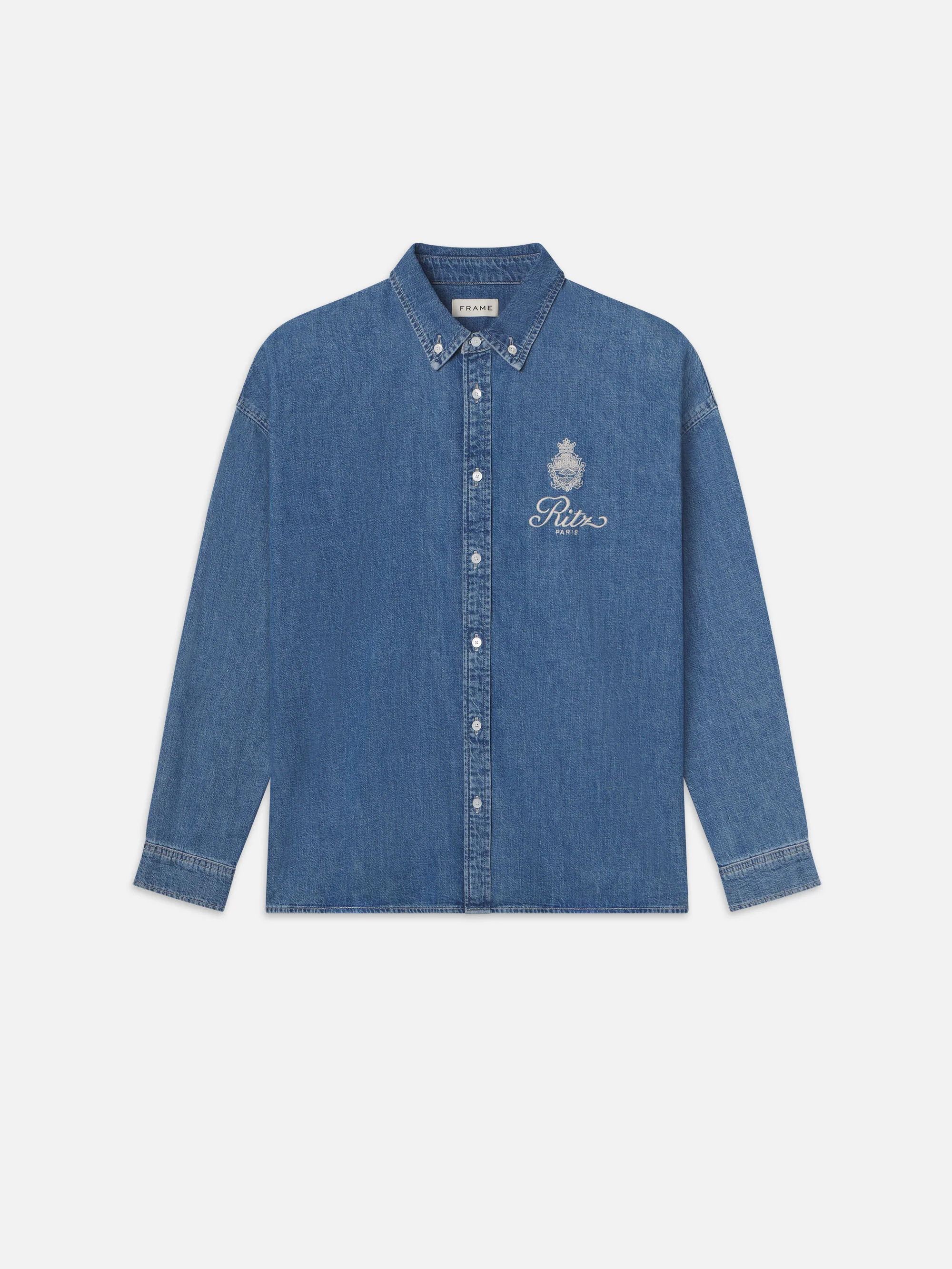 Ritz Embroidery Denim Shirt -- District