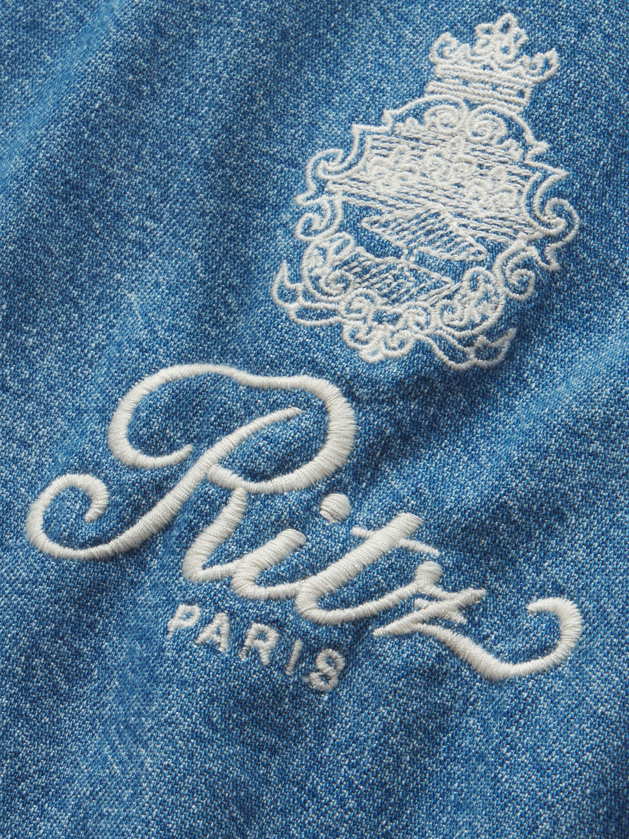 Ritz Embroidery Denim Shirt -- District - Image 2