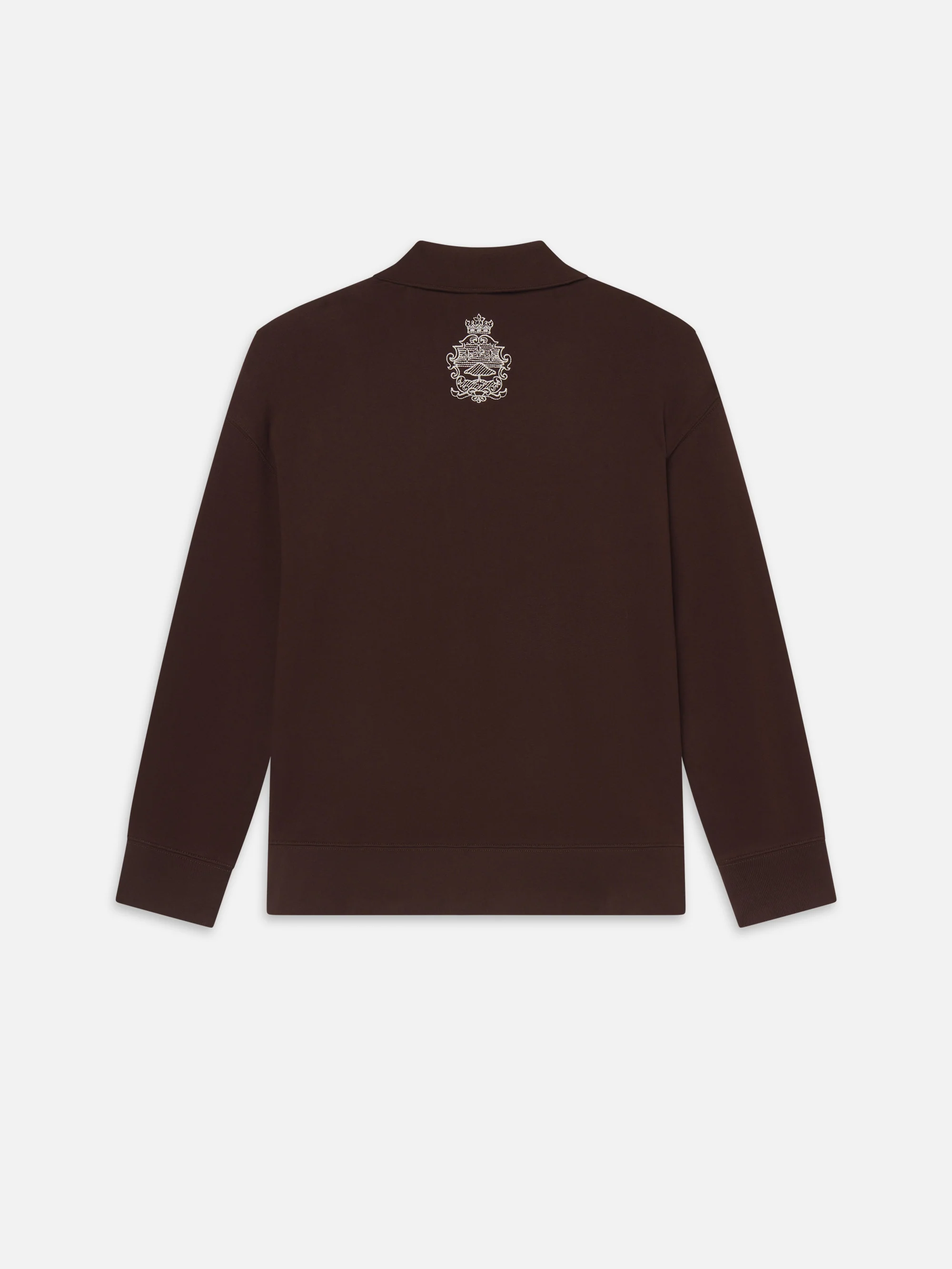 Ritz Half Zip Polo -- Chocolate Brown - Image 8