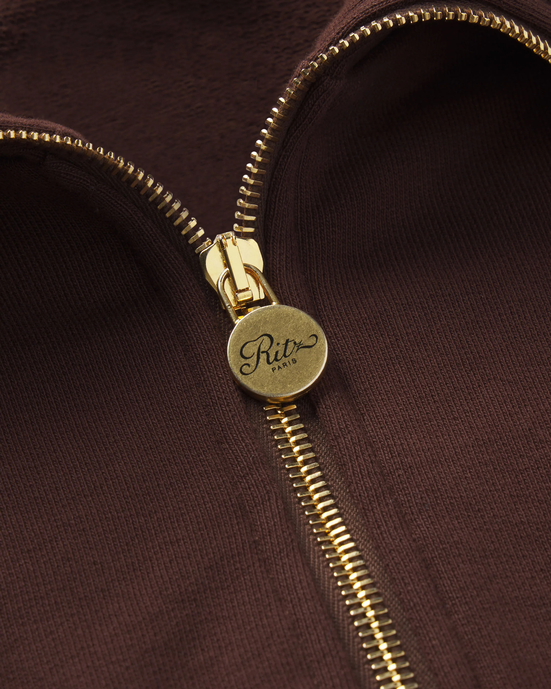 Ritz Half Zip Polo -- Chocolate Brown - Image 9