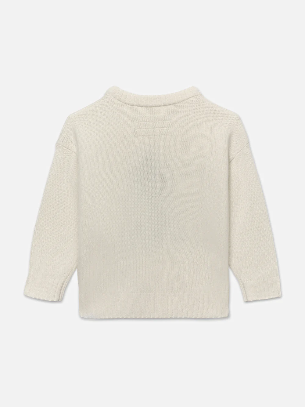 Ritz Kids' Cashmere Sweater -- Off White - Image 3