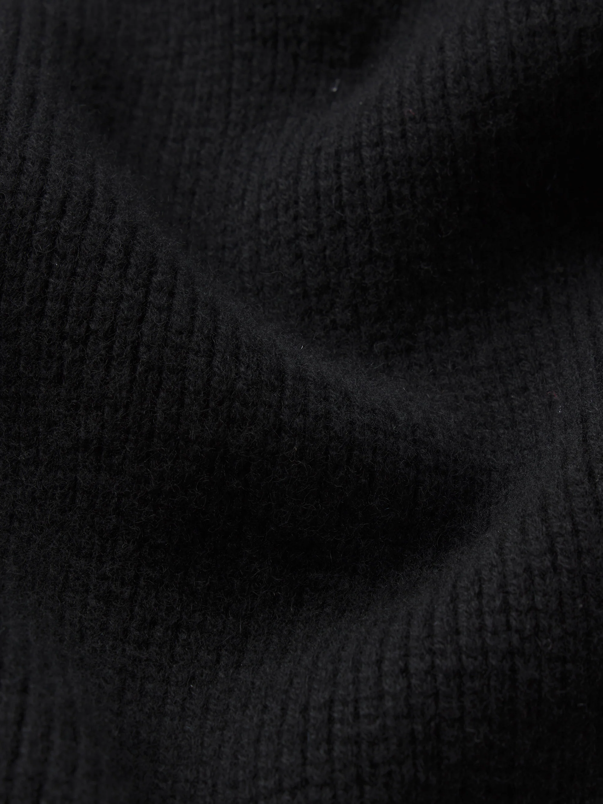Ritz Men's Cashmere Half Zip -- Black - Image 7