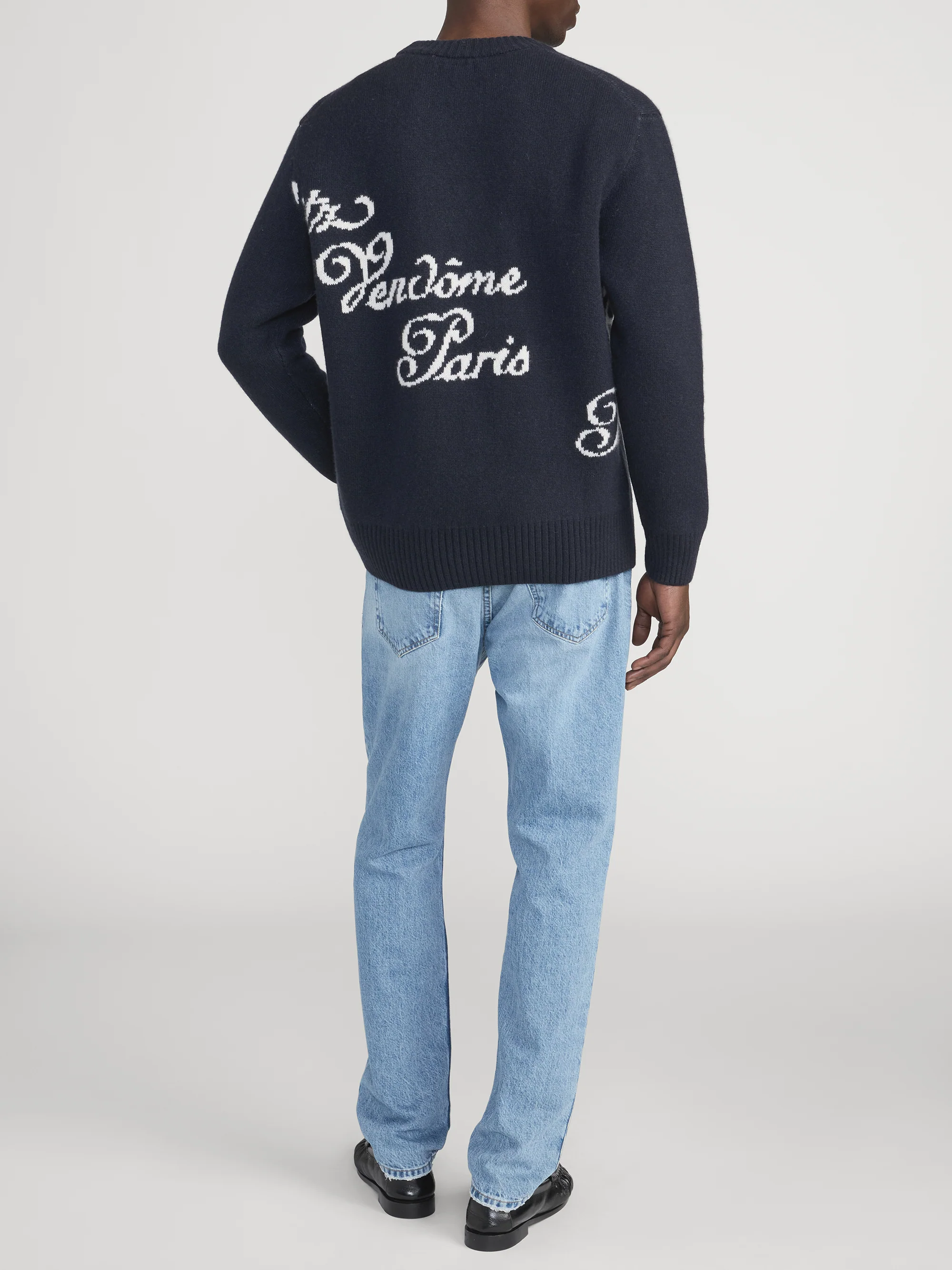 Ritz Mens Crew Sweater -- Navy Multi - Image 6