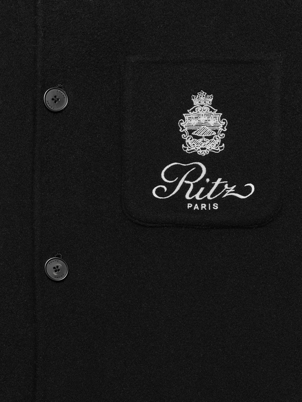 Ritz Men's Wool Shirt -- Black - Image 3