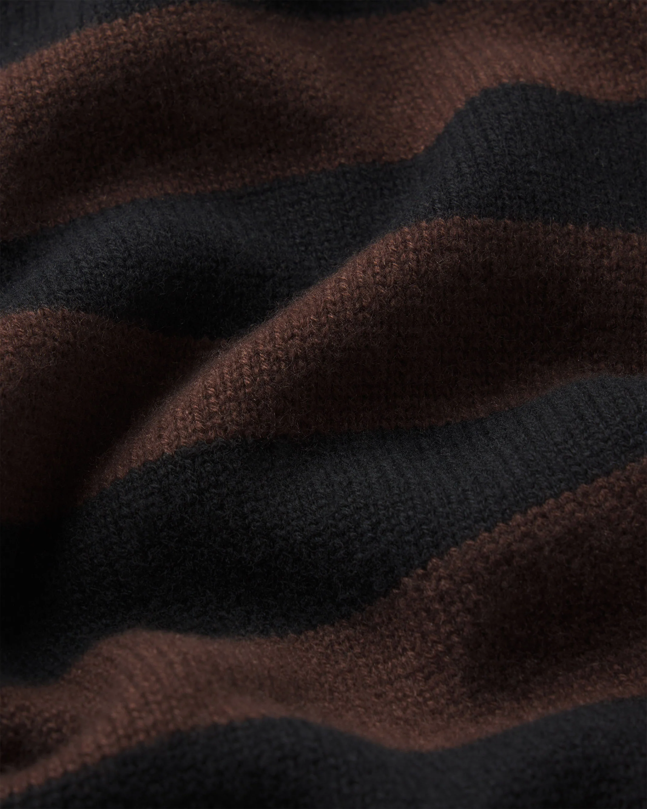 Ritz Striped Cashmere Turtleneck Sweater -- Black Multi - Image 10