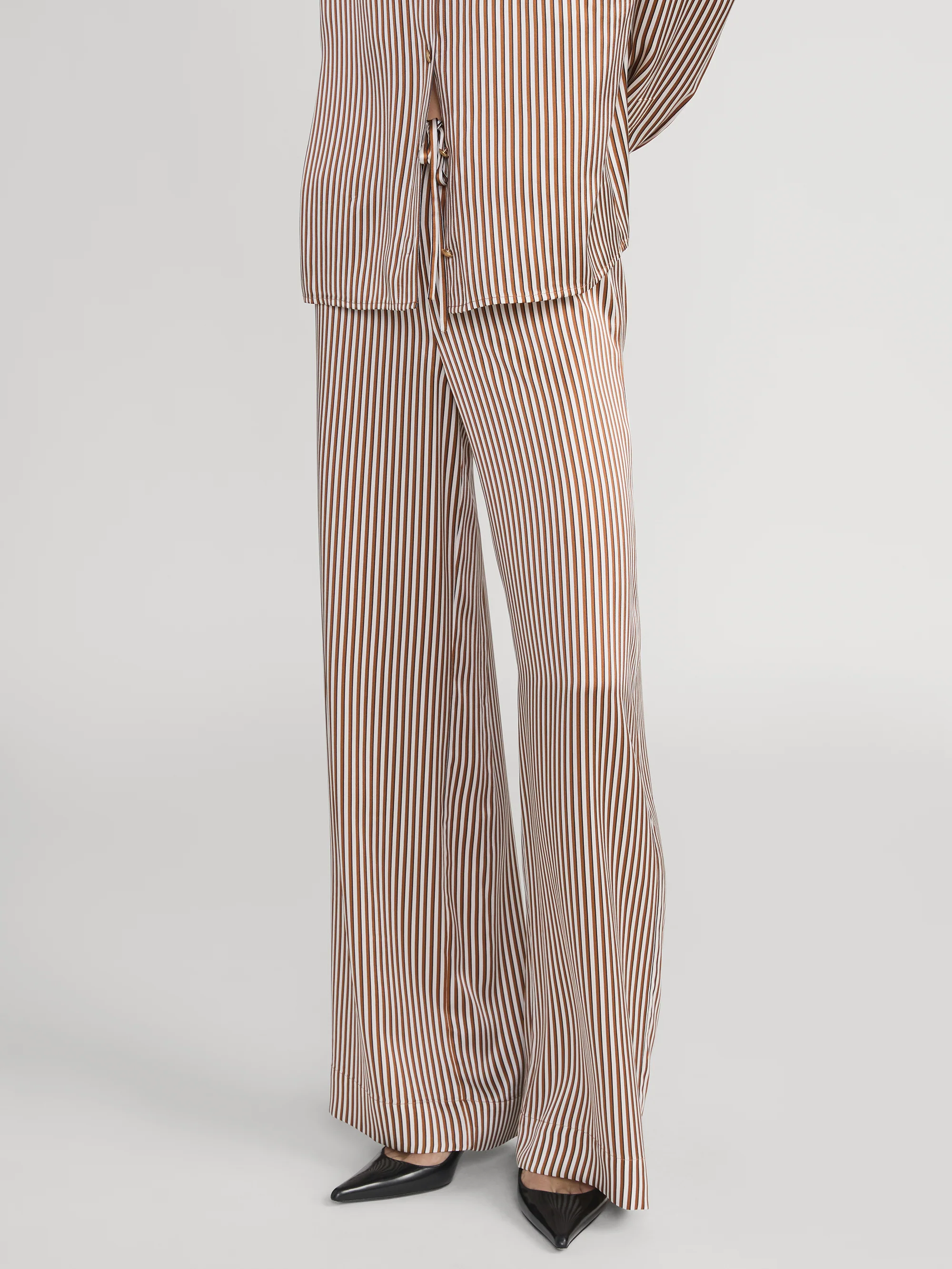 Ritz Striped Pajama Pant -- Tan Multi - Image 3