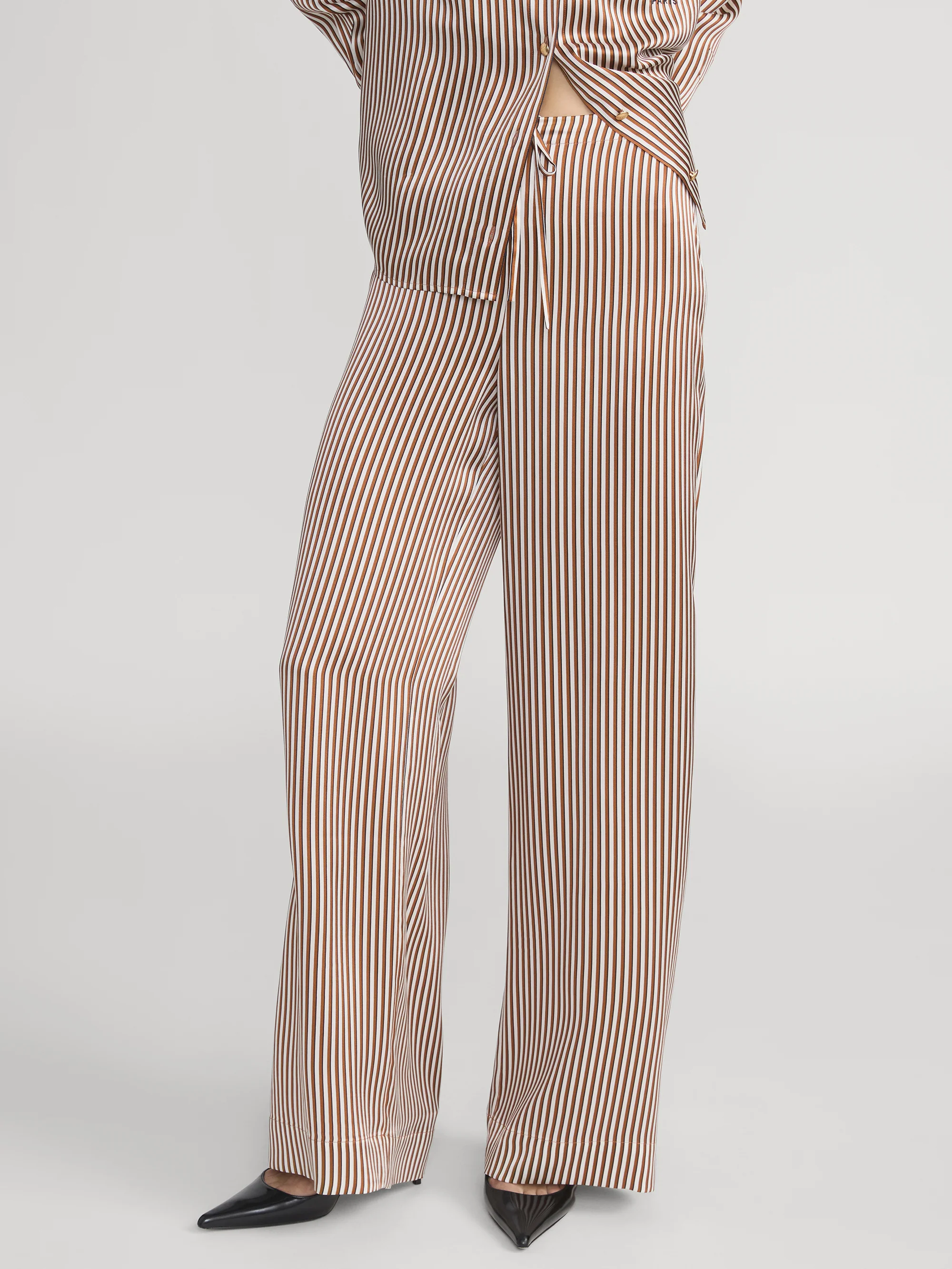 Ritz Striped Pajama Pant -- Tan Multi - Image 5