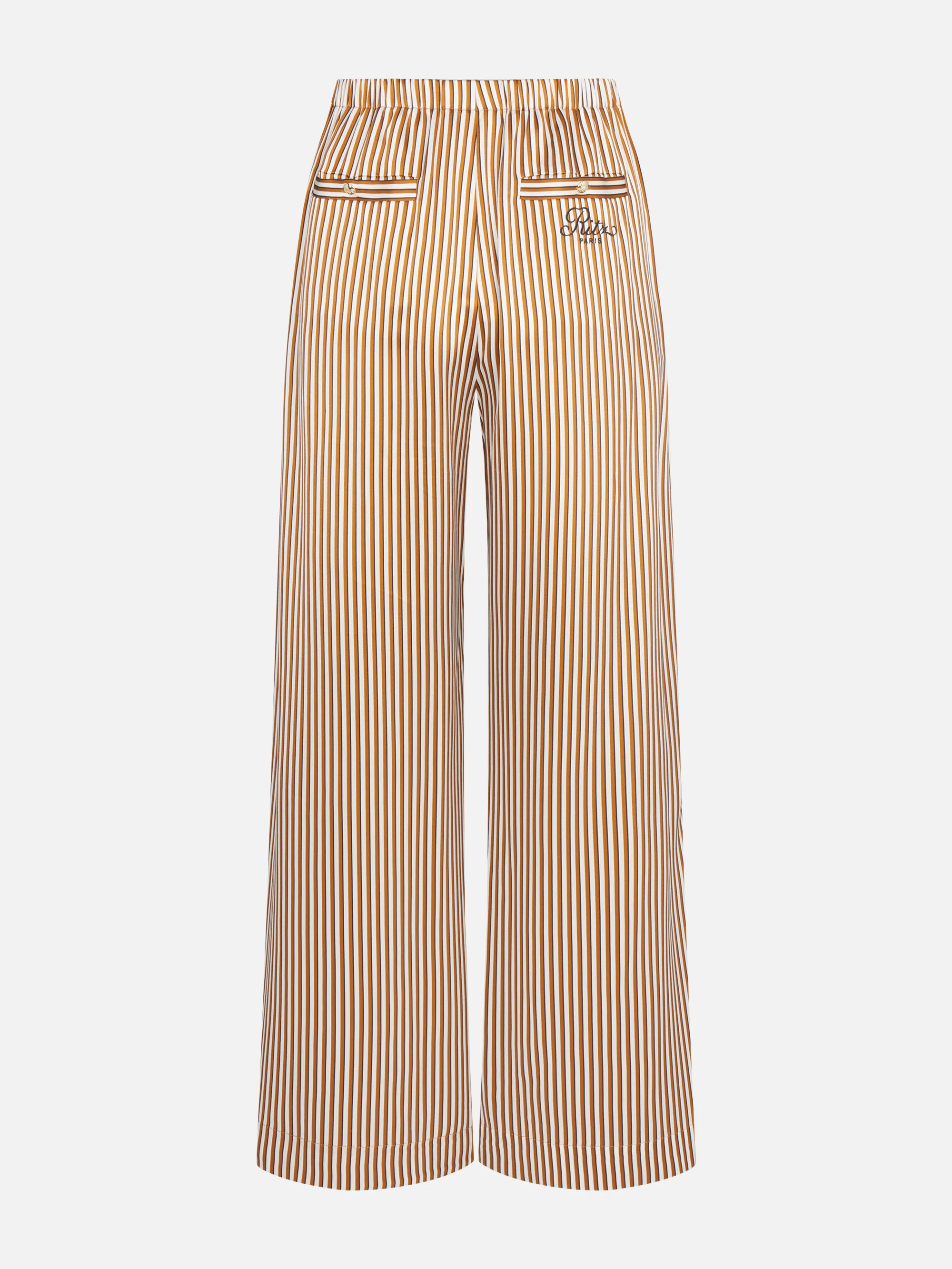 Ritz Striped Pajama Pant -- Tan Multi - Image 9