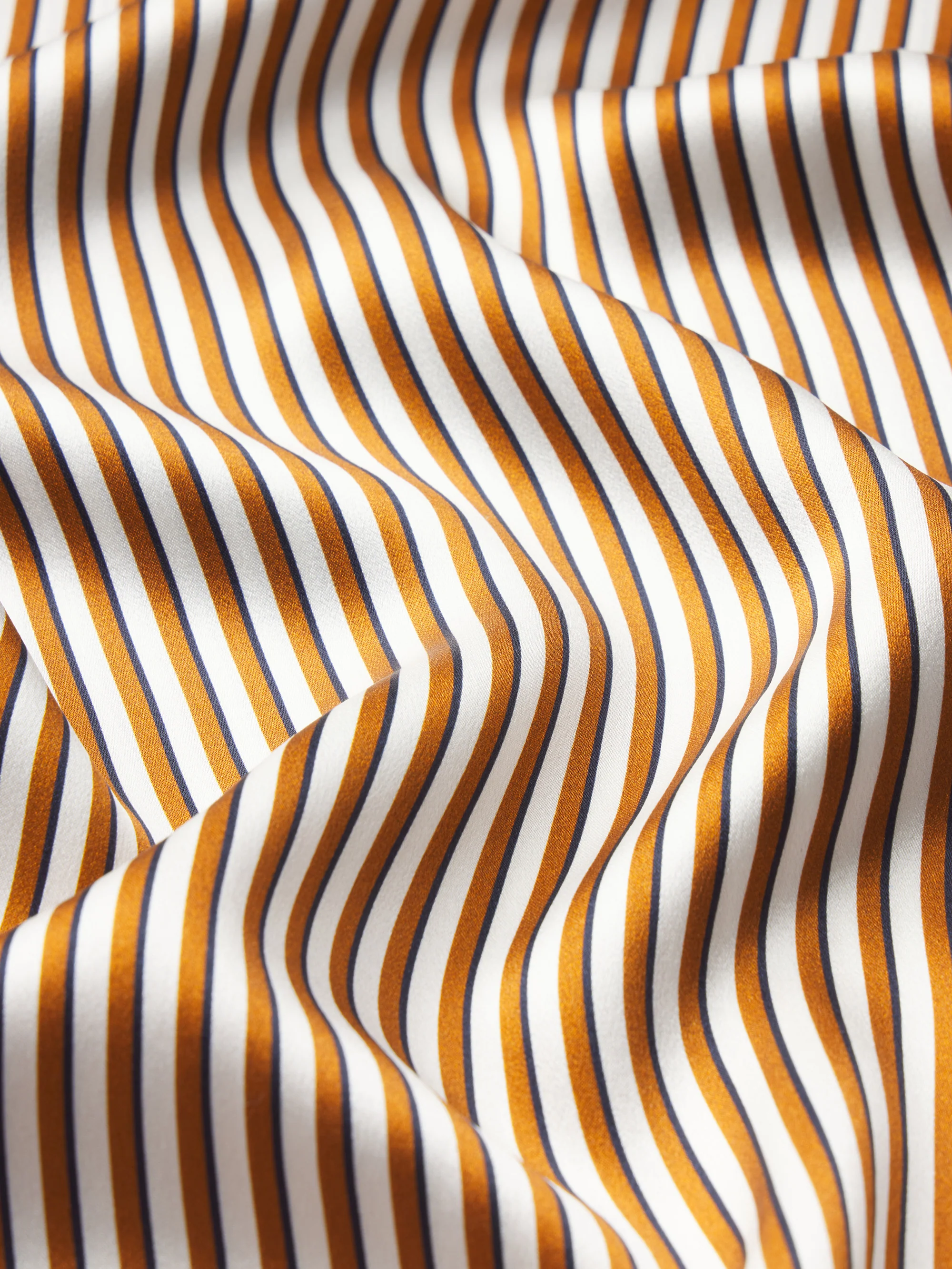 Ritz Striped Pajama Shirt -- Tan Multi - Image 9