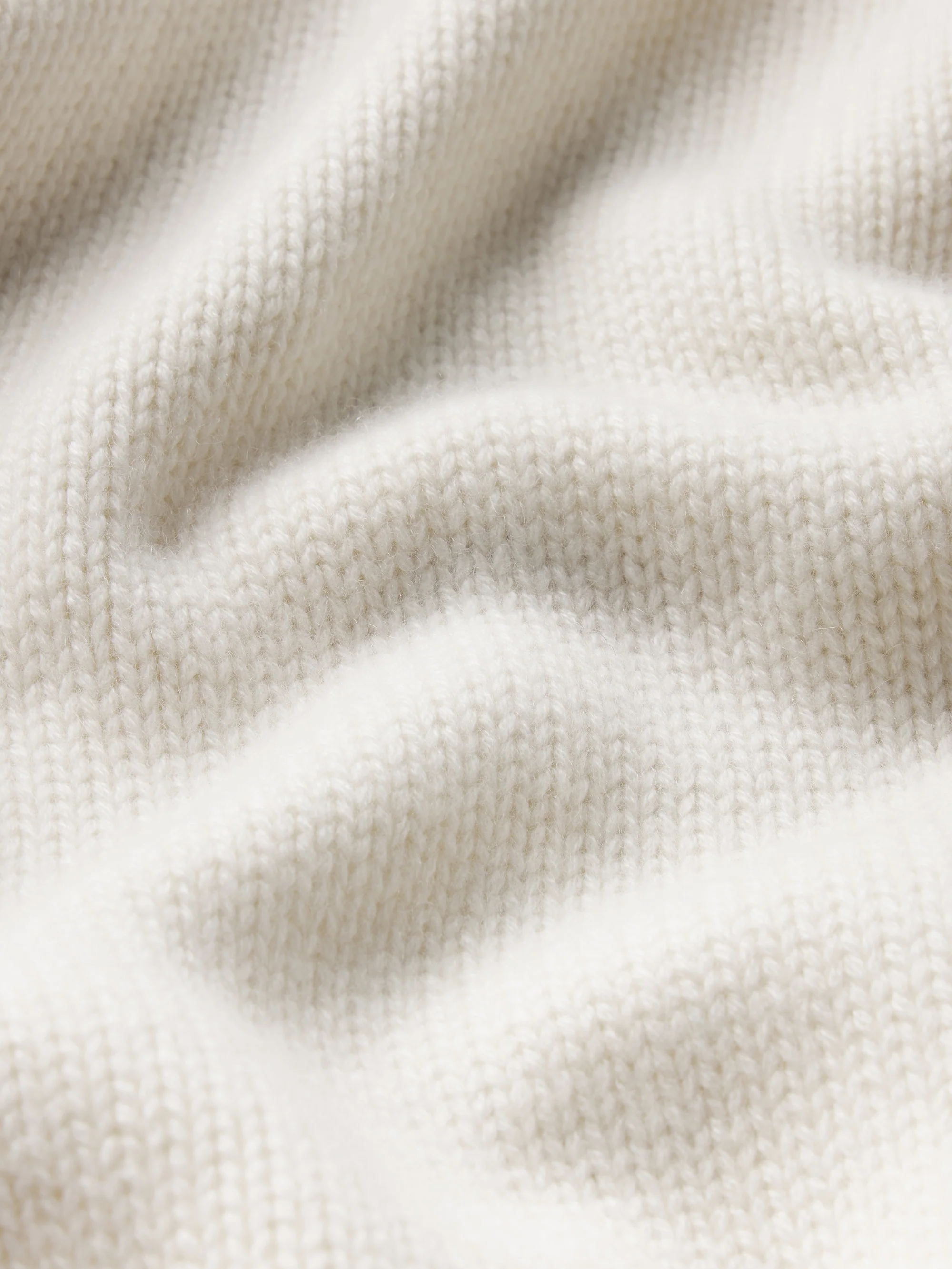 Ritz Unisex Cashmere Sweater -- Cream - Image 9