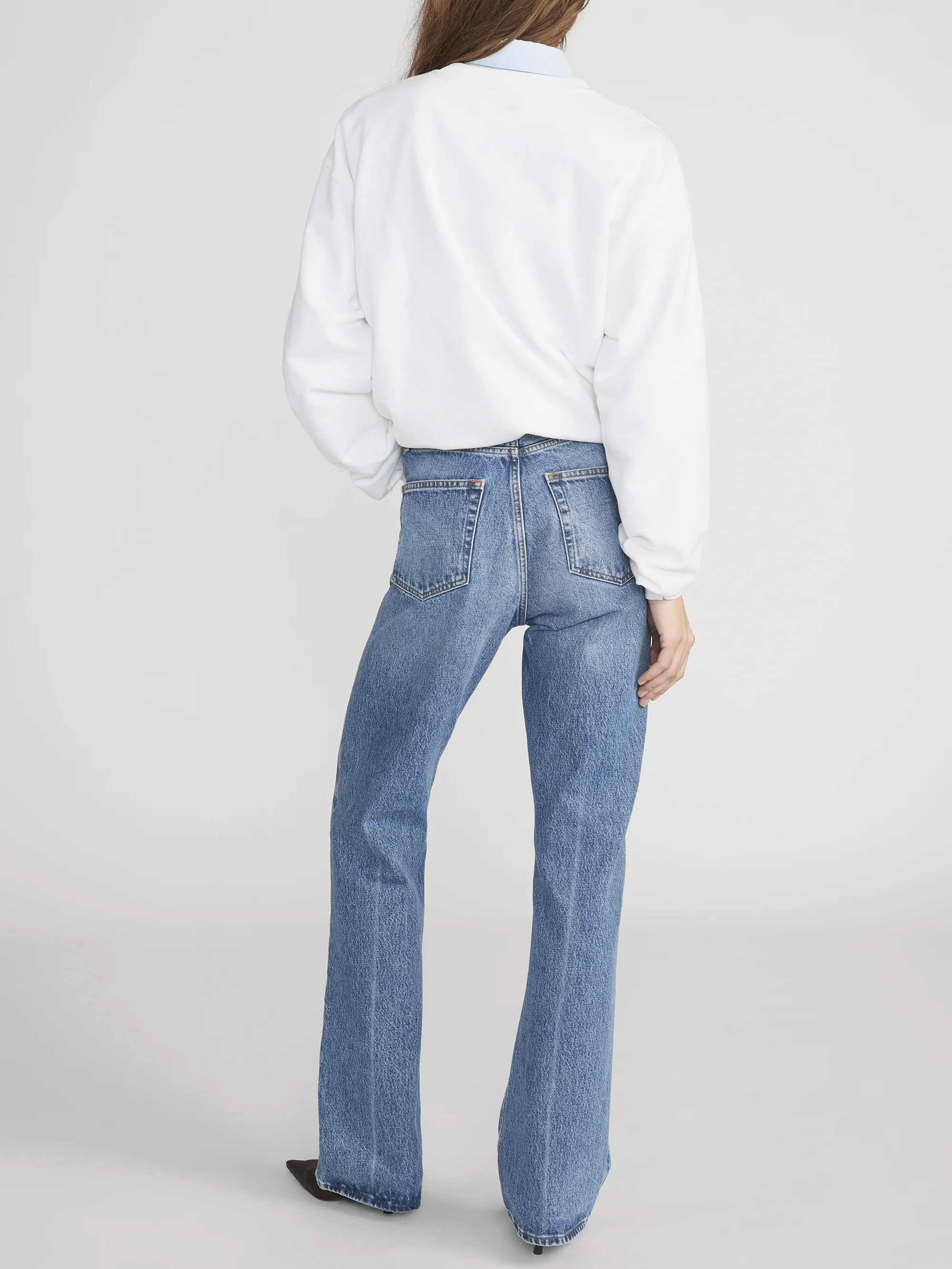Ritz Unisex Tonal Logo Crewneck -- Cream - Image 6
