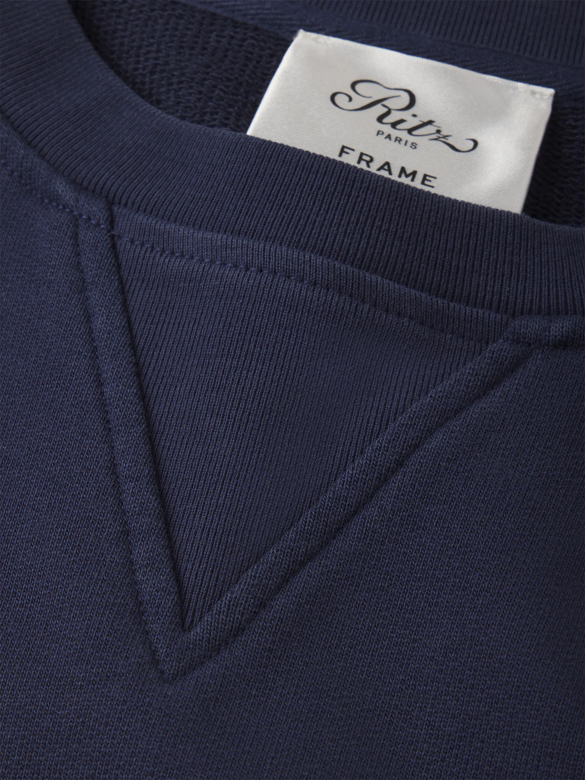Ritz Unisex Tonal Logo Crewneck -- Dark Navy - Image 10
