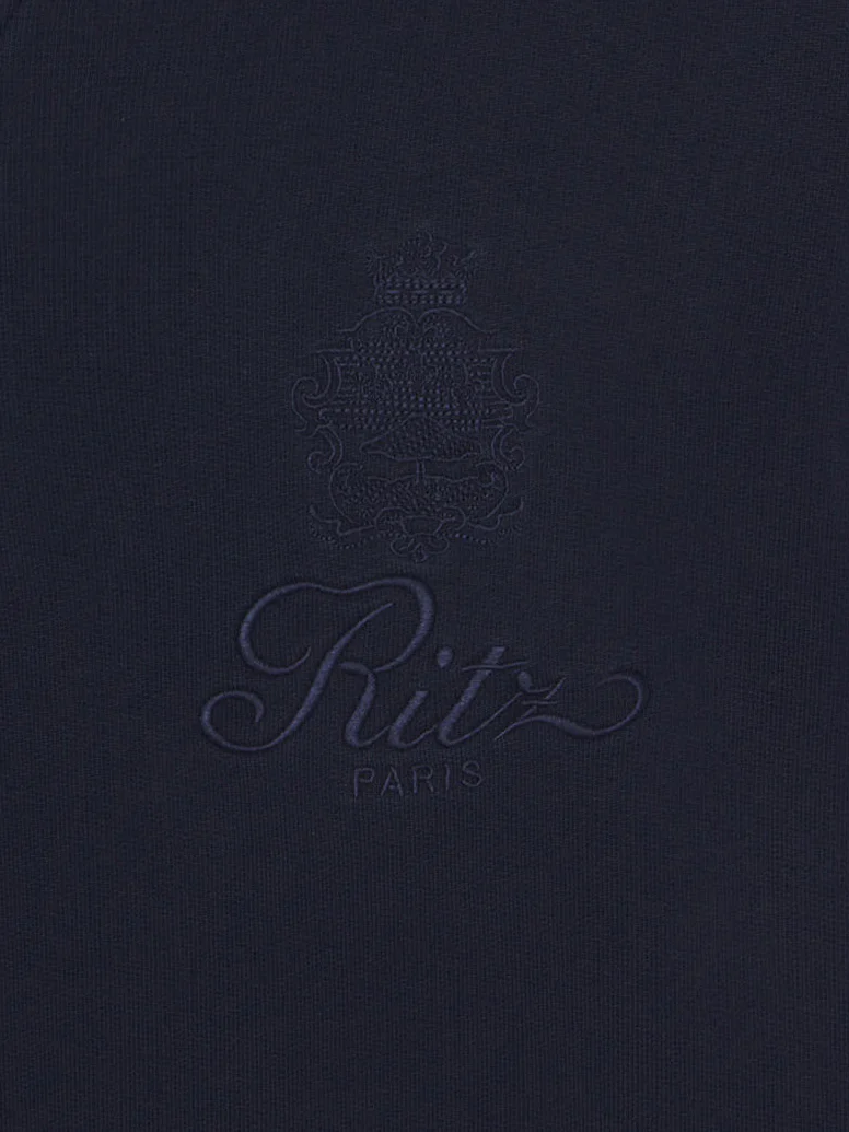 Ritz Unisex Tonal Logo Crewneck -- Dark Navy - Image 8