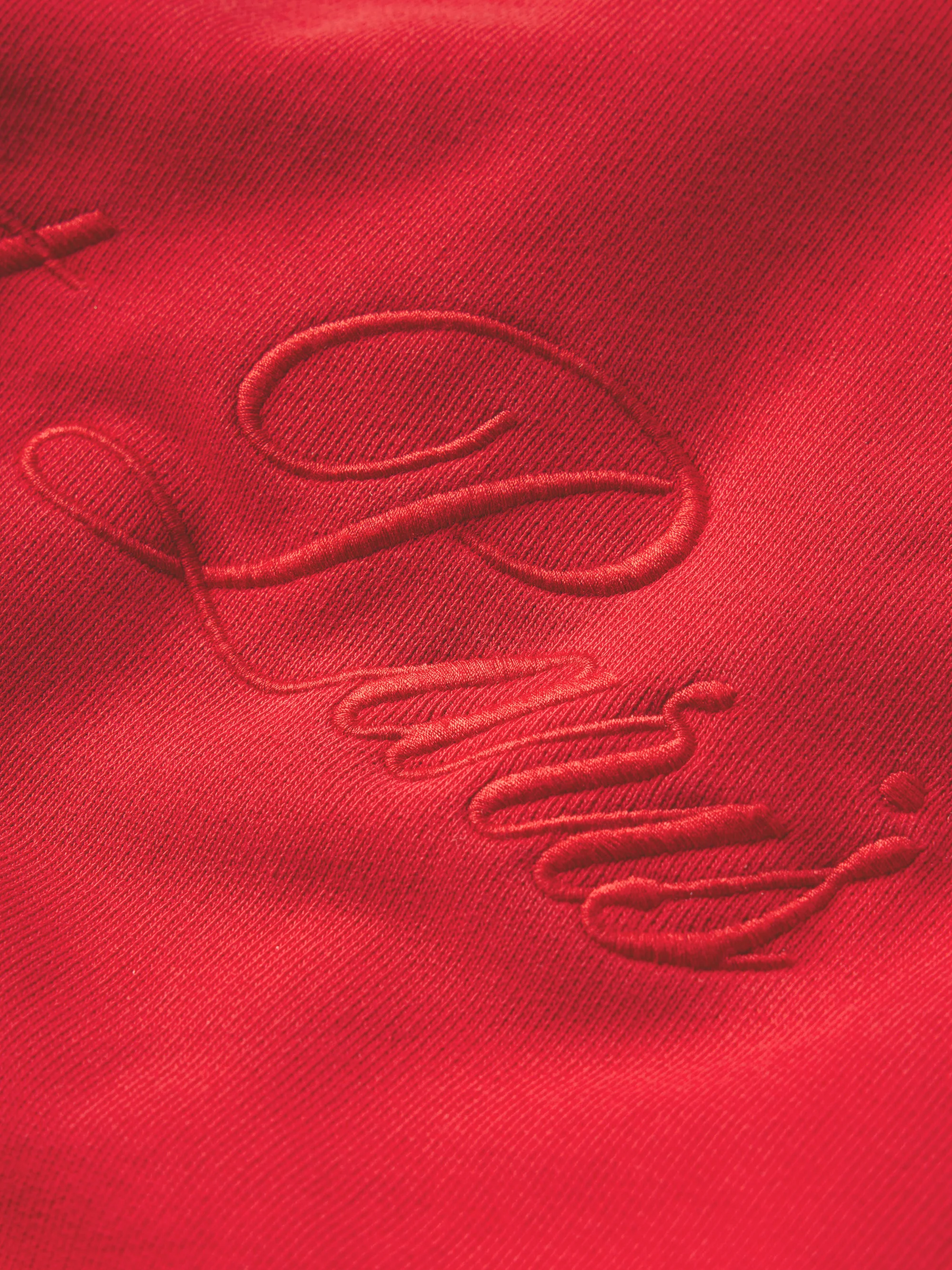 Ritz Unisex Tonal Logo Crewneck -- Red - Image 4