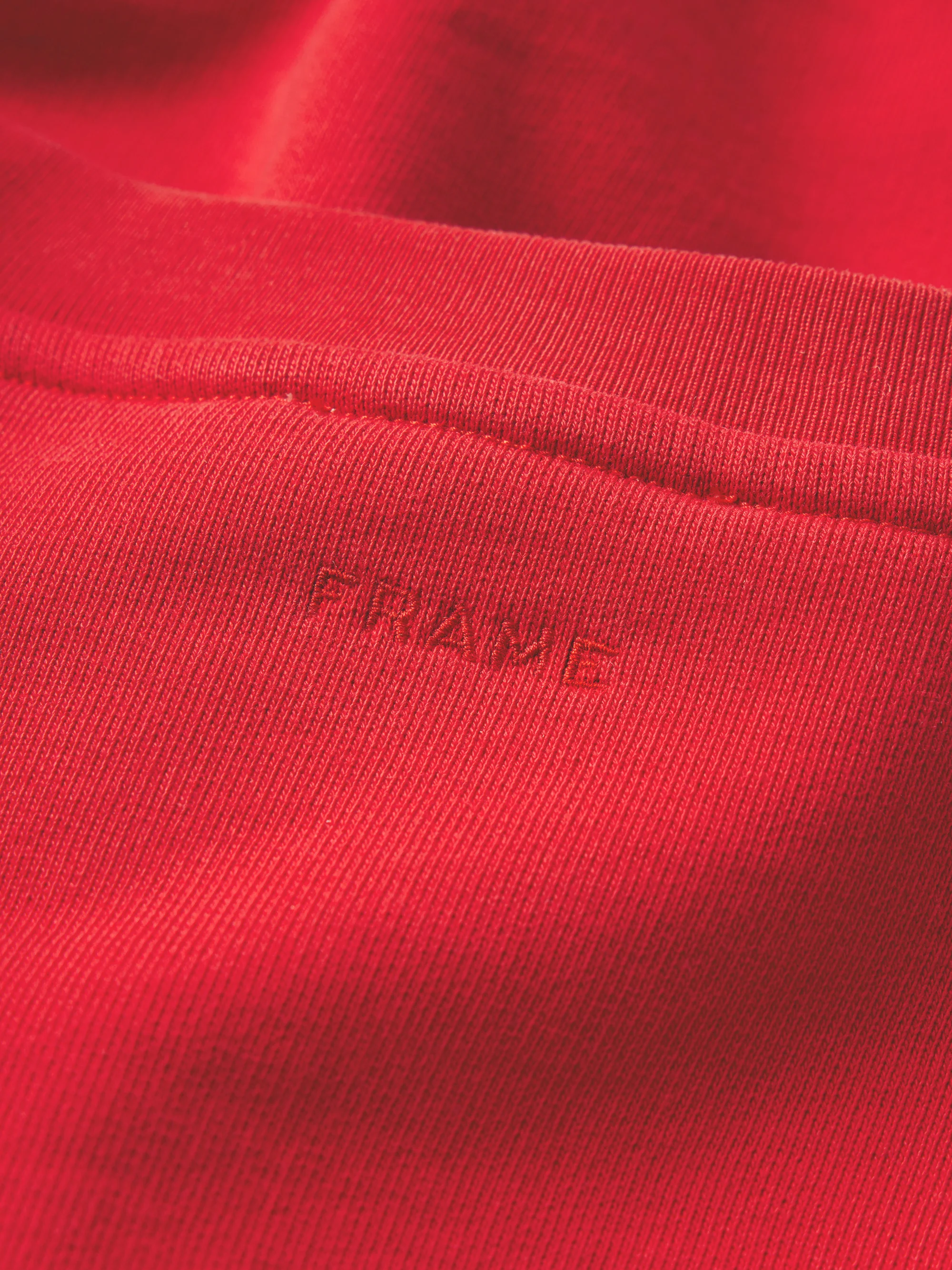 Ritz Unisex Tonal Logo Crewneck -- Red - Image 6