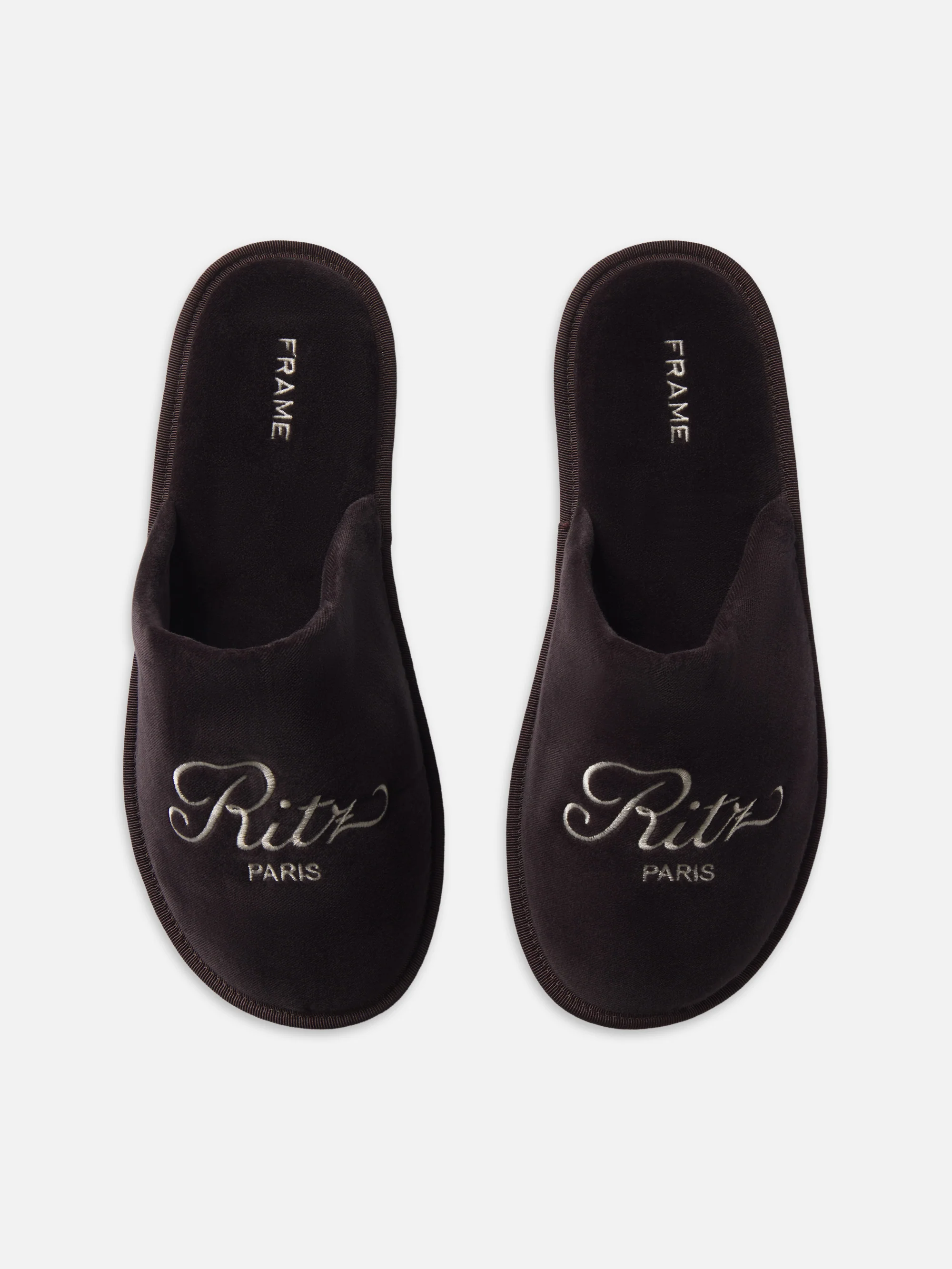 Ritz Unisex House Slippers -- Chocolate Brown - Image 2