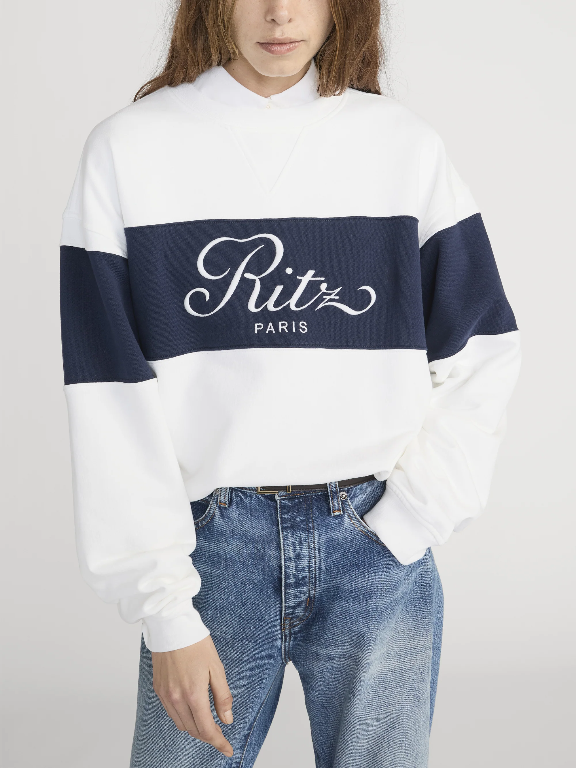 Ritz Unisex Sport Sweatshirt -- Cream - Image 3
