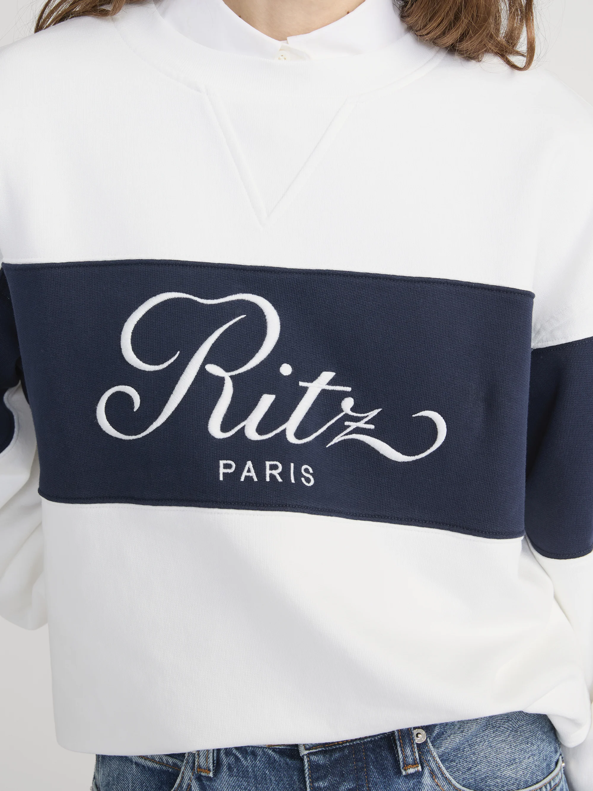 Ritz Unisex Sport Sweatshirt -- Cream - Image 4