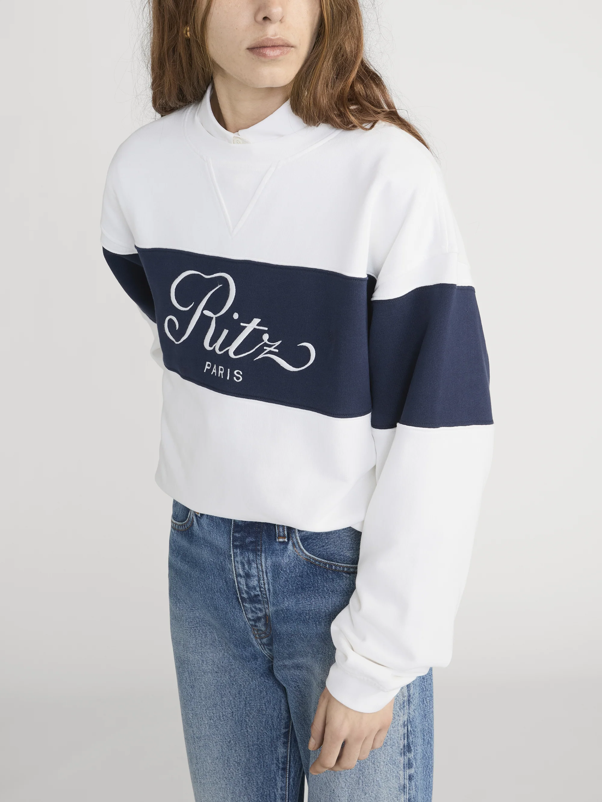 Ritz Unisex Sport Sweatshirt -- Cream - Image 5