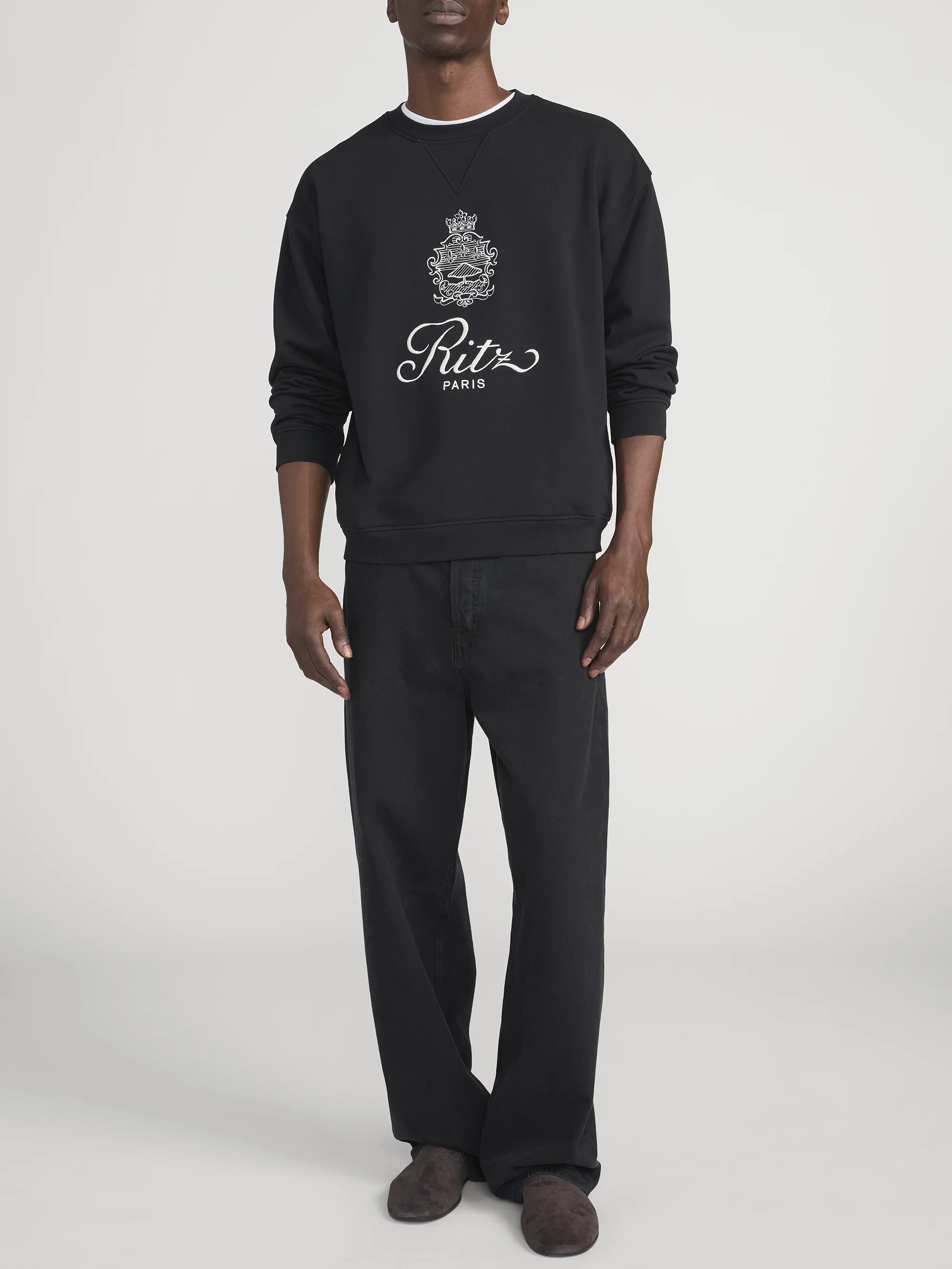 Ritz Unisex Sweatshirt -- Black - Image 3