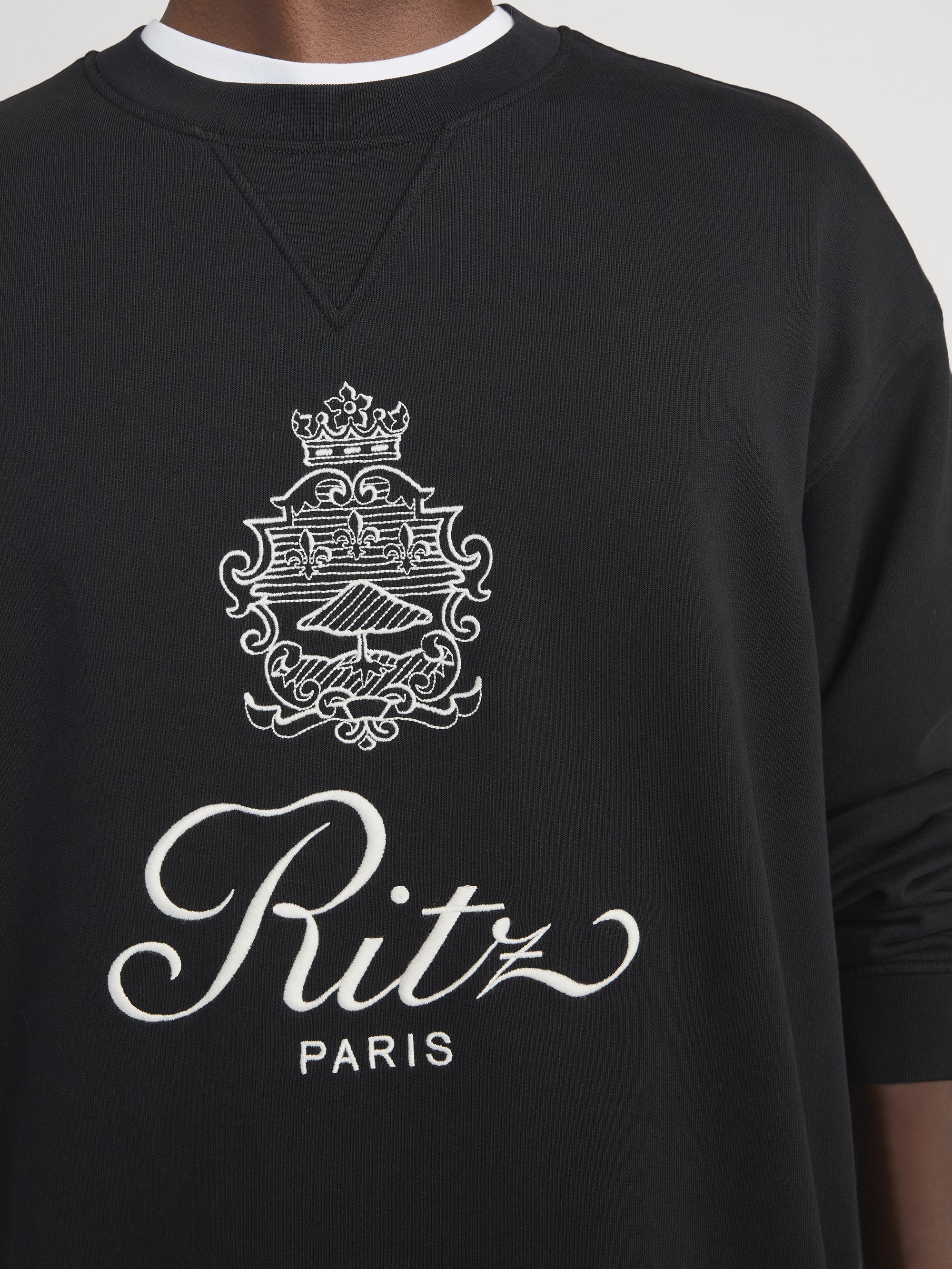Ritz Unisex Sweatshirt -- Black - Image 5