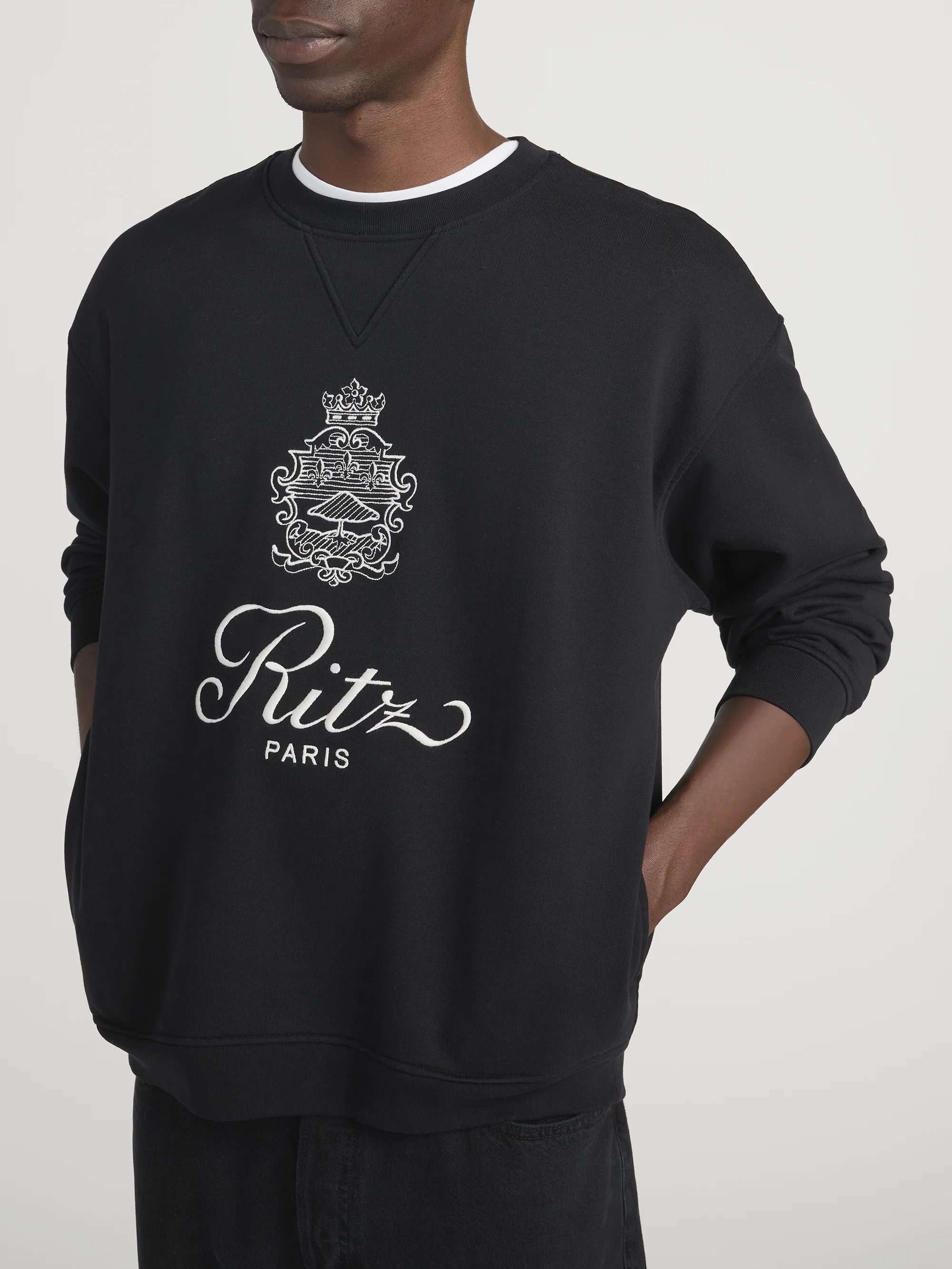 Ritz Unisex Sweatshirt -- Black - Image 6