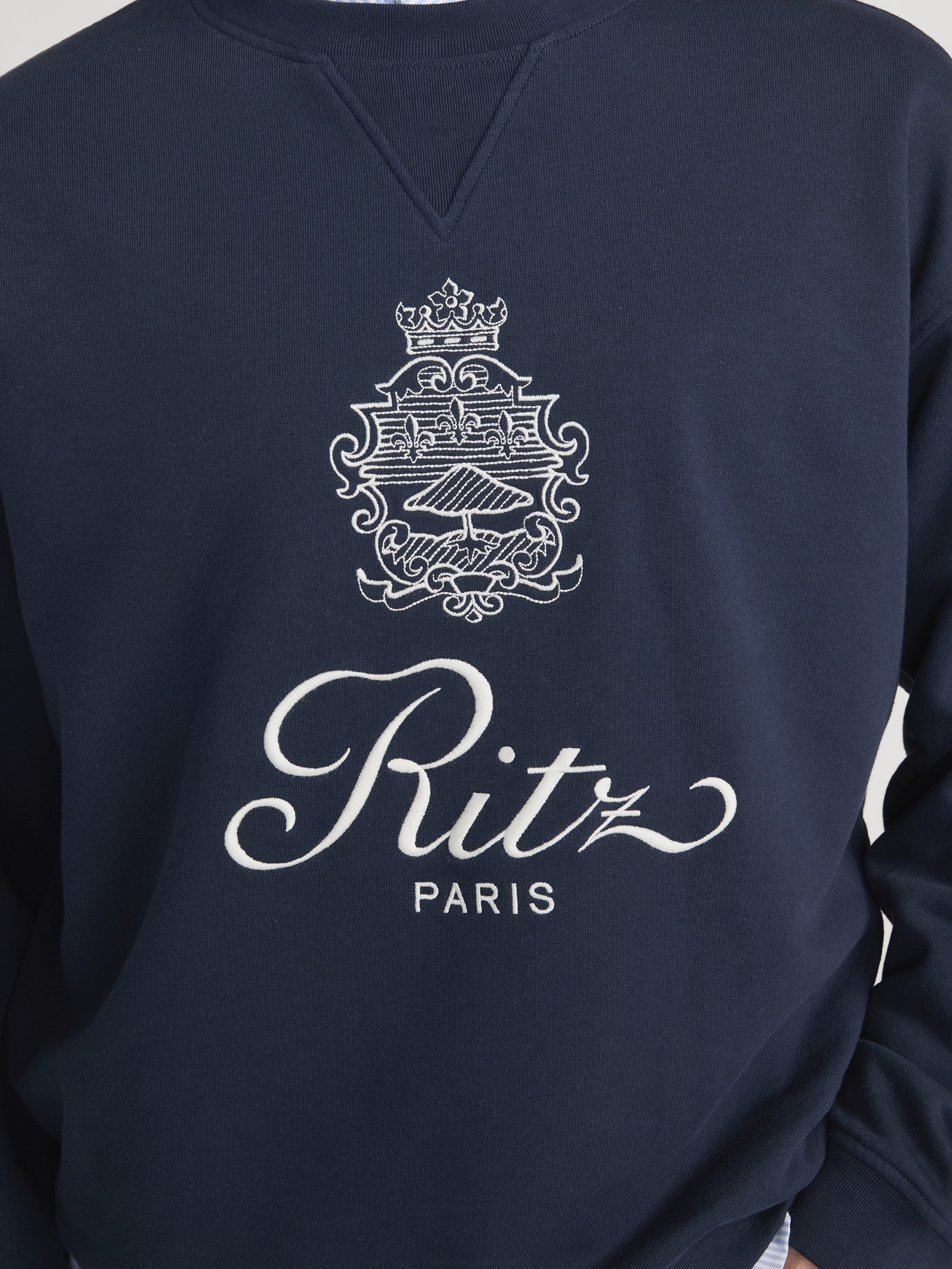 Ritz Unisex Sweatshirt -- Dark Navy - Image 5