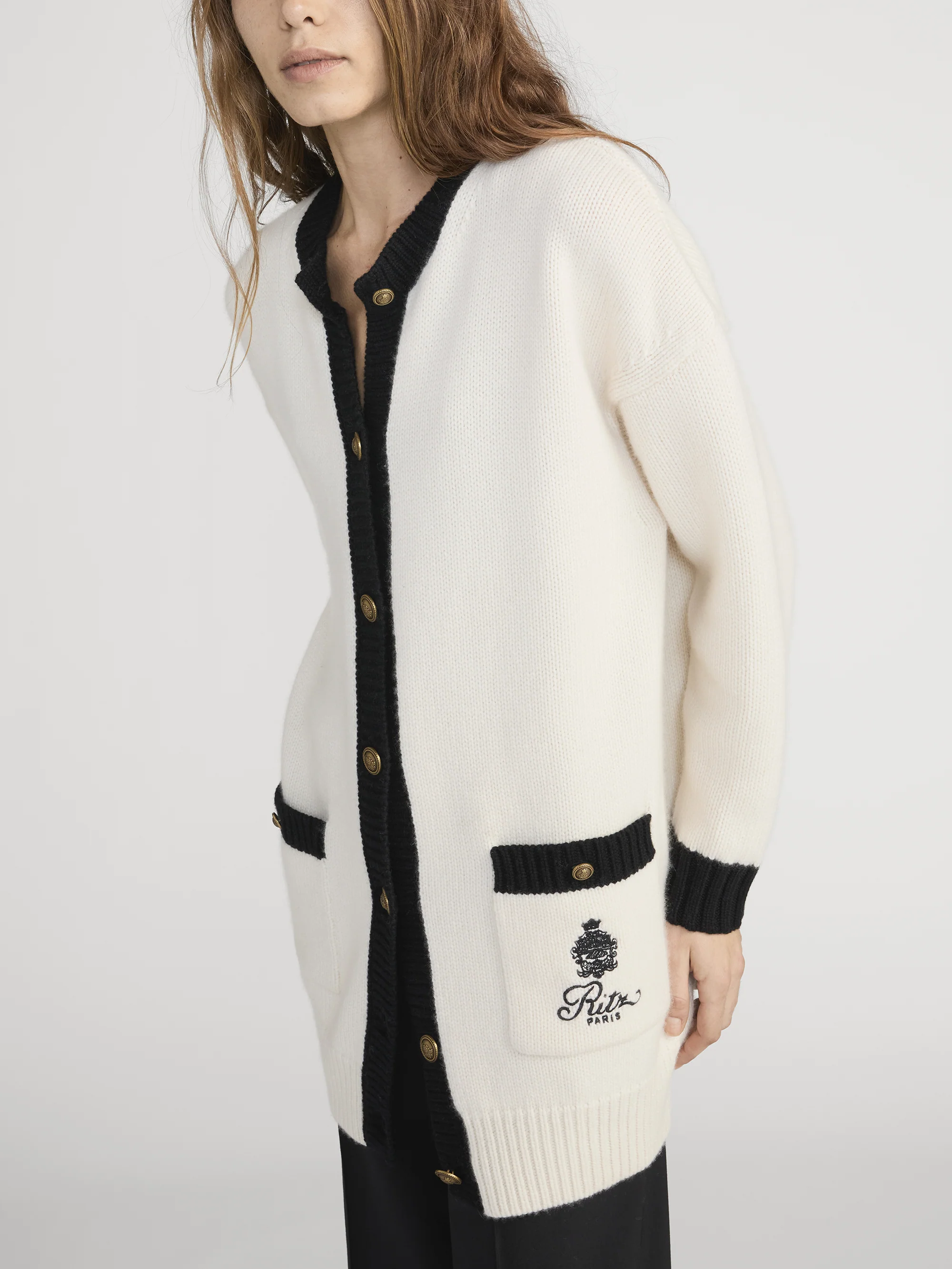 Ritz Women's Cardigan -- Black Multi - Image 4