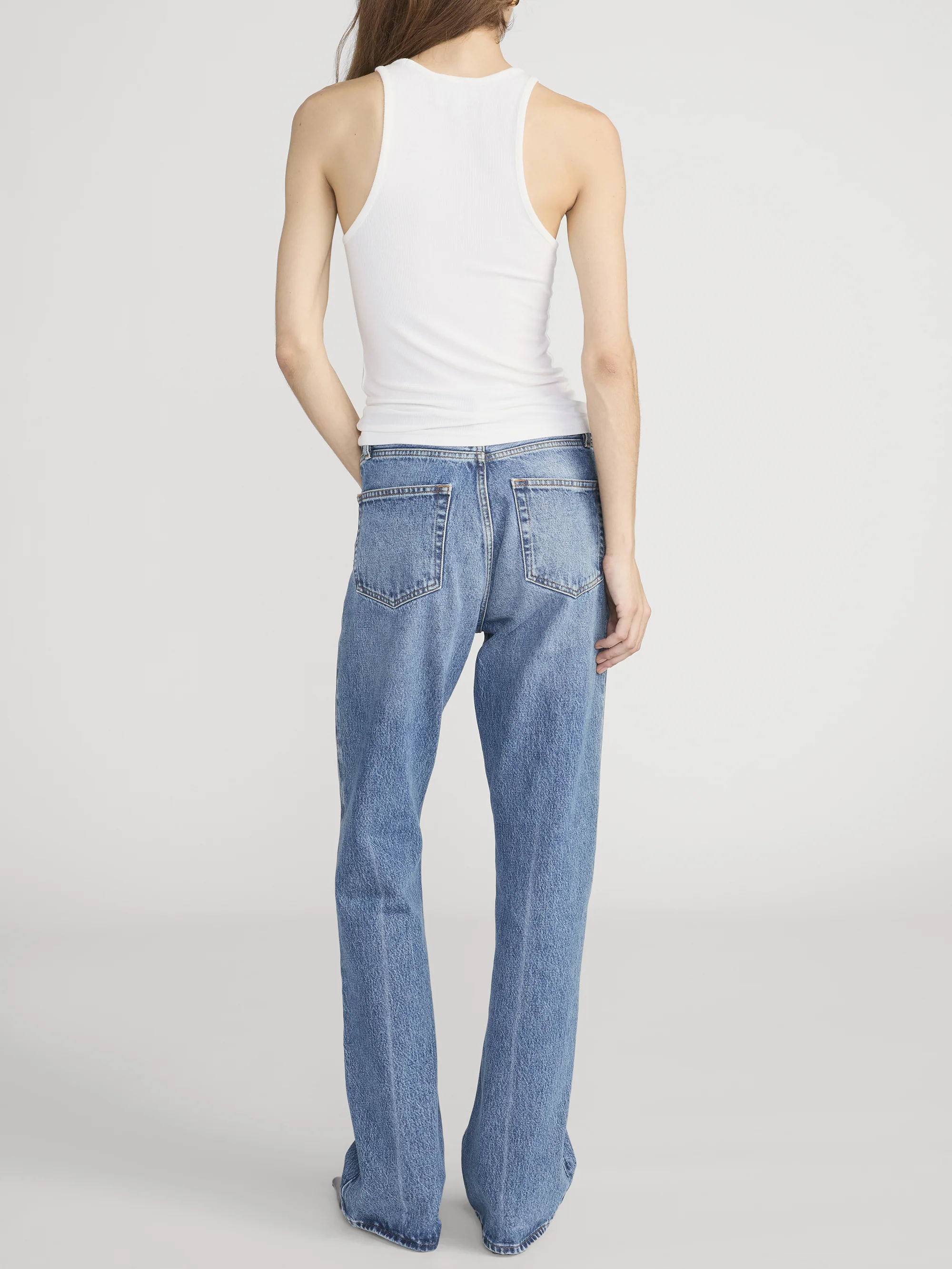Ritz Women's Rib Tank -- White - Image 7