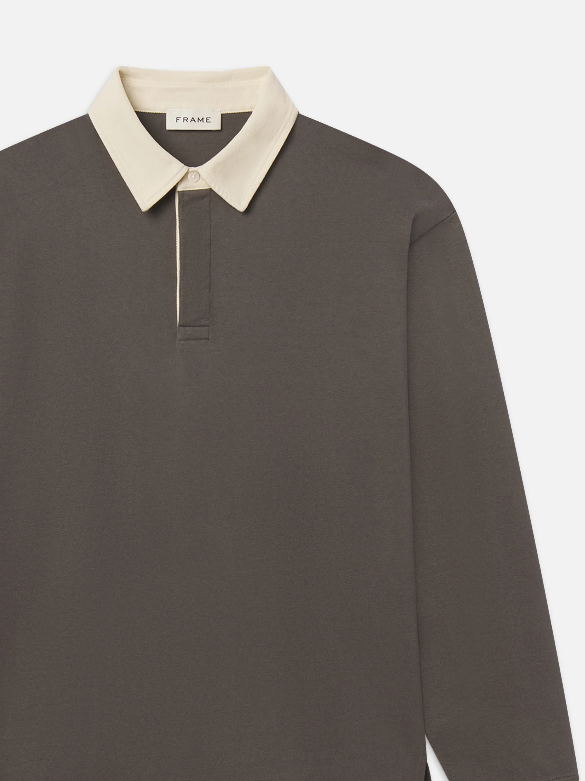 Rugby Polo Shirt -- Grey - Image 2