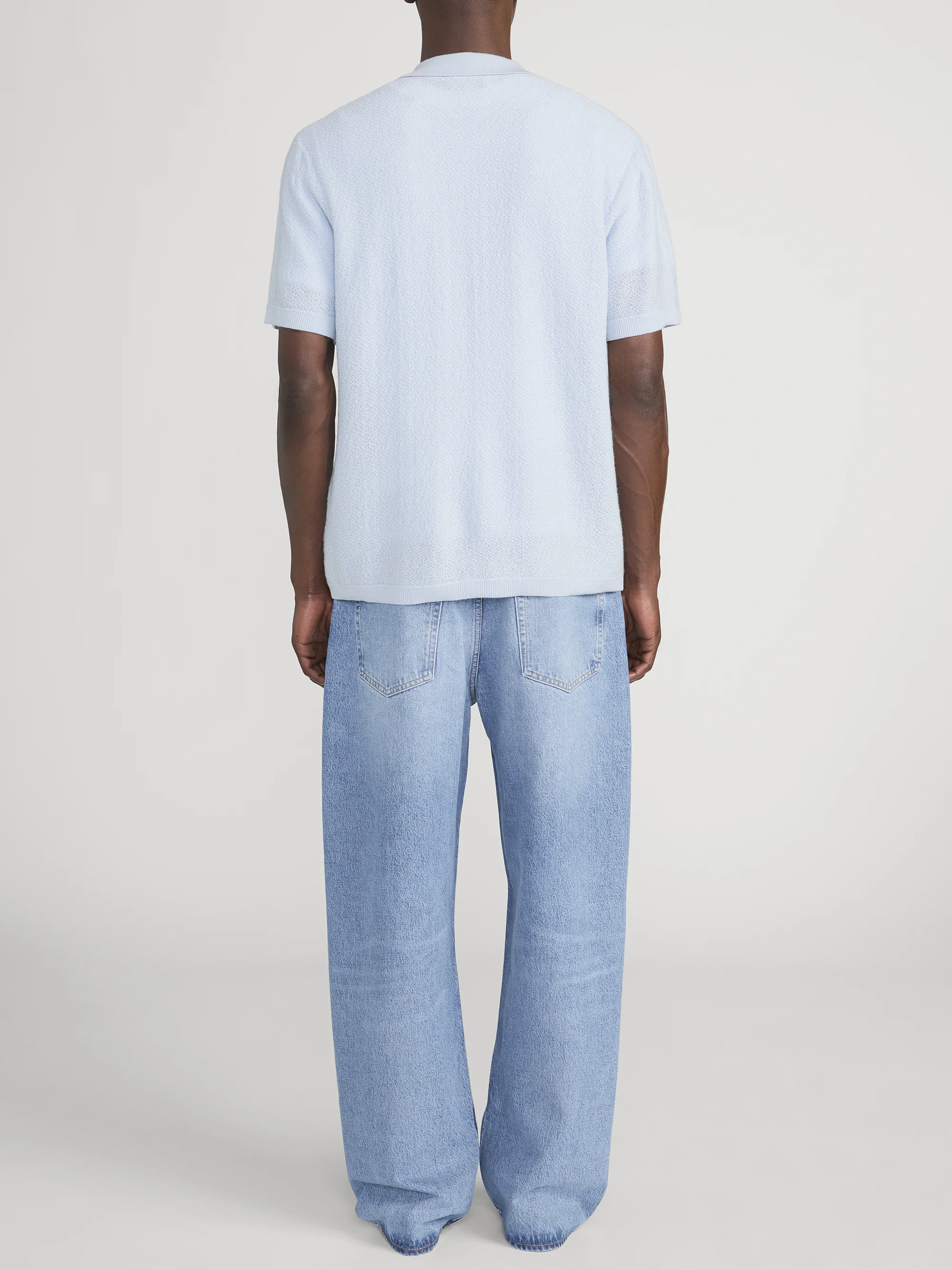 Cardigan Sweater -- Pale Blue - Image 6
