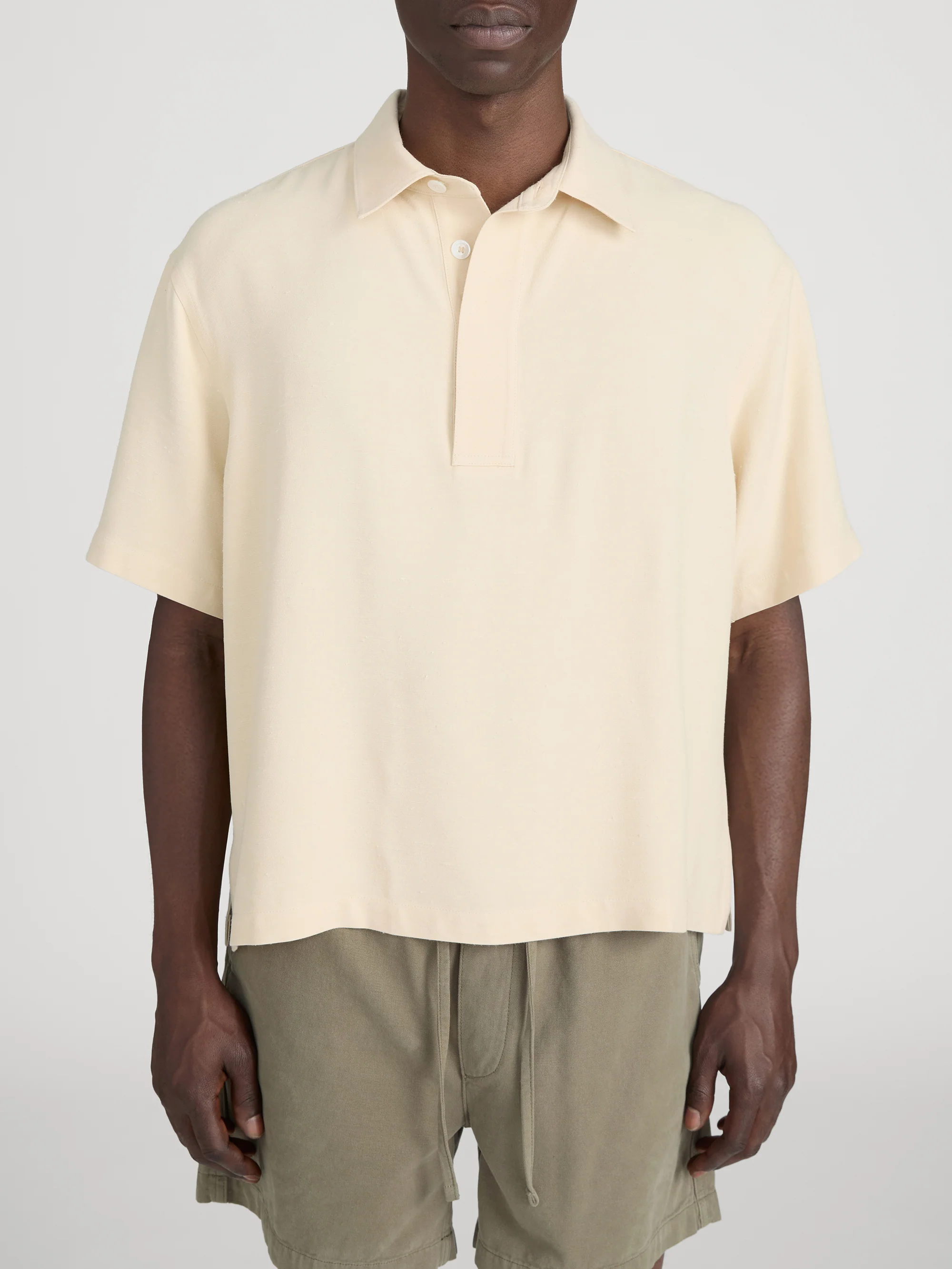 Henley Shirt -- Natural - Image 3