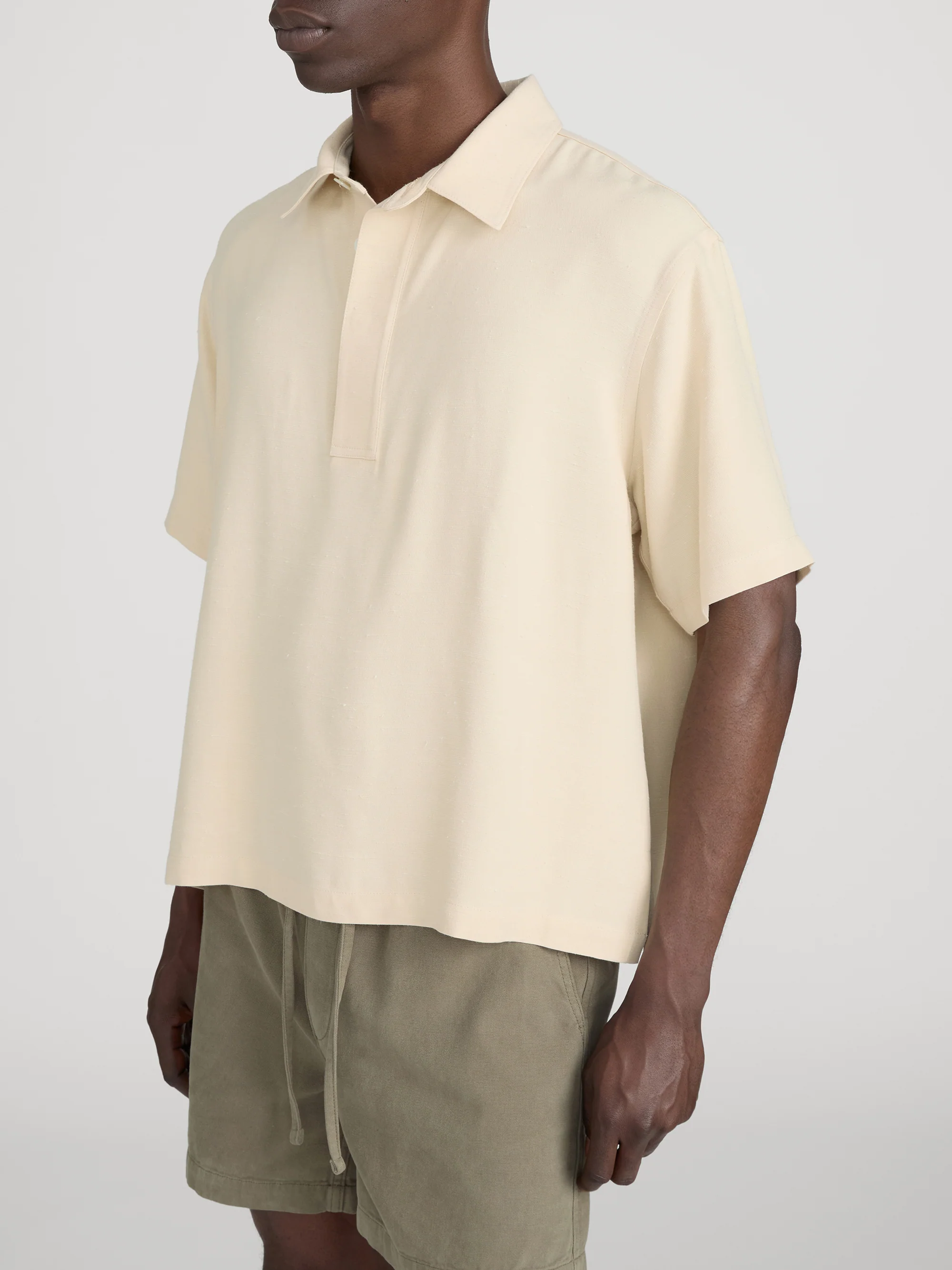 Henley Shirt -- Natural - Image 4