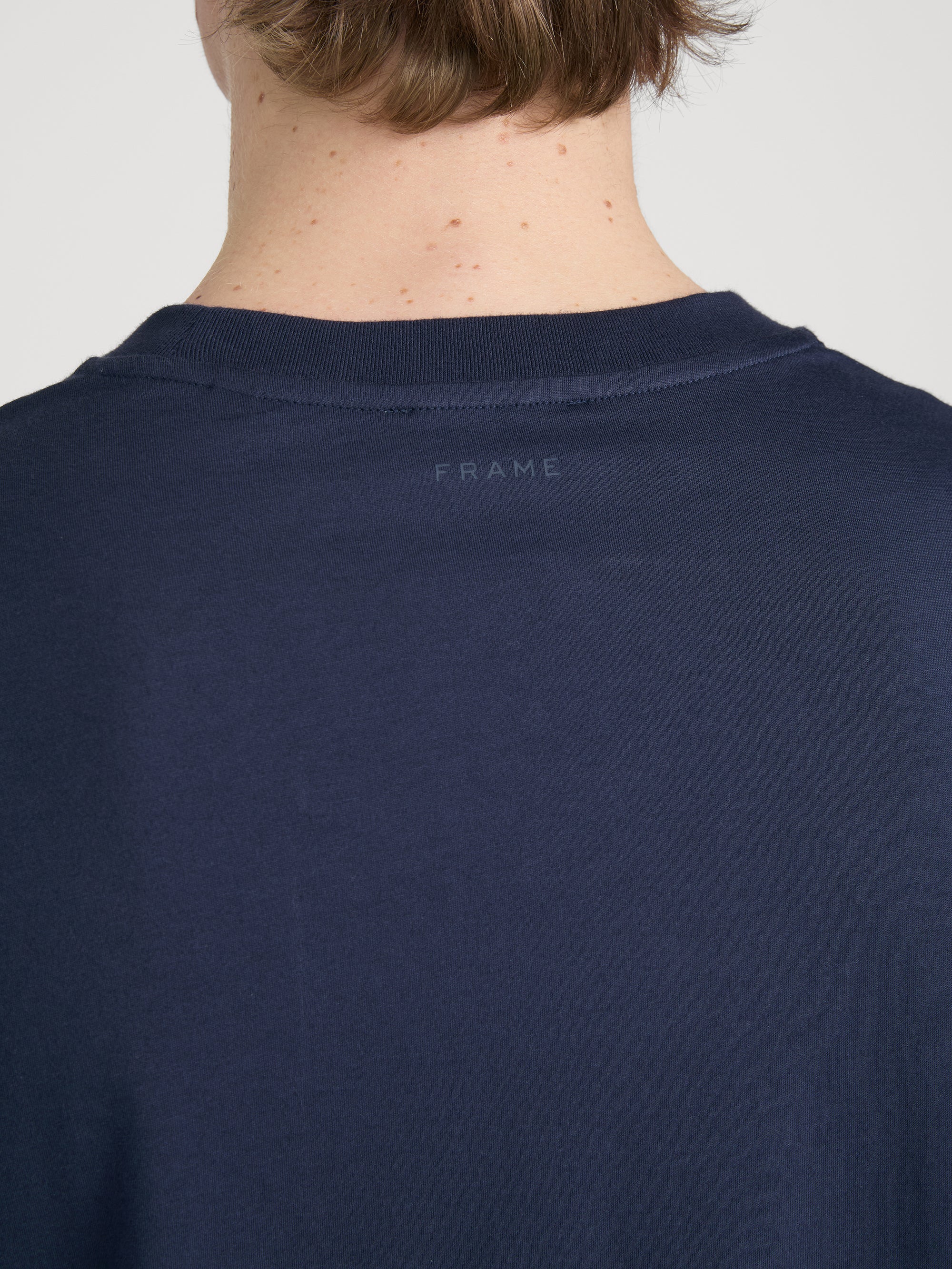 Light Cotton Tee -- Dark Navy - Image 5