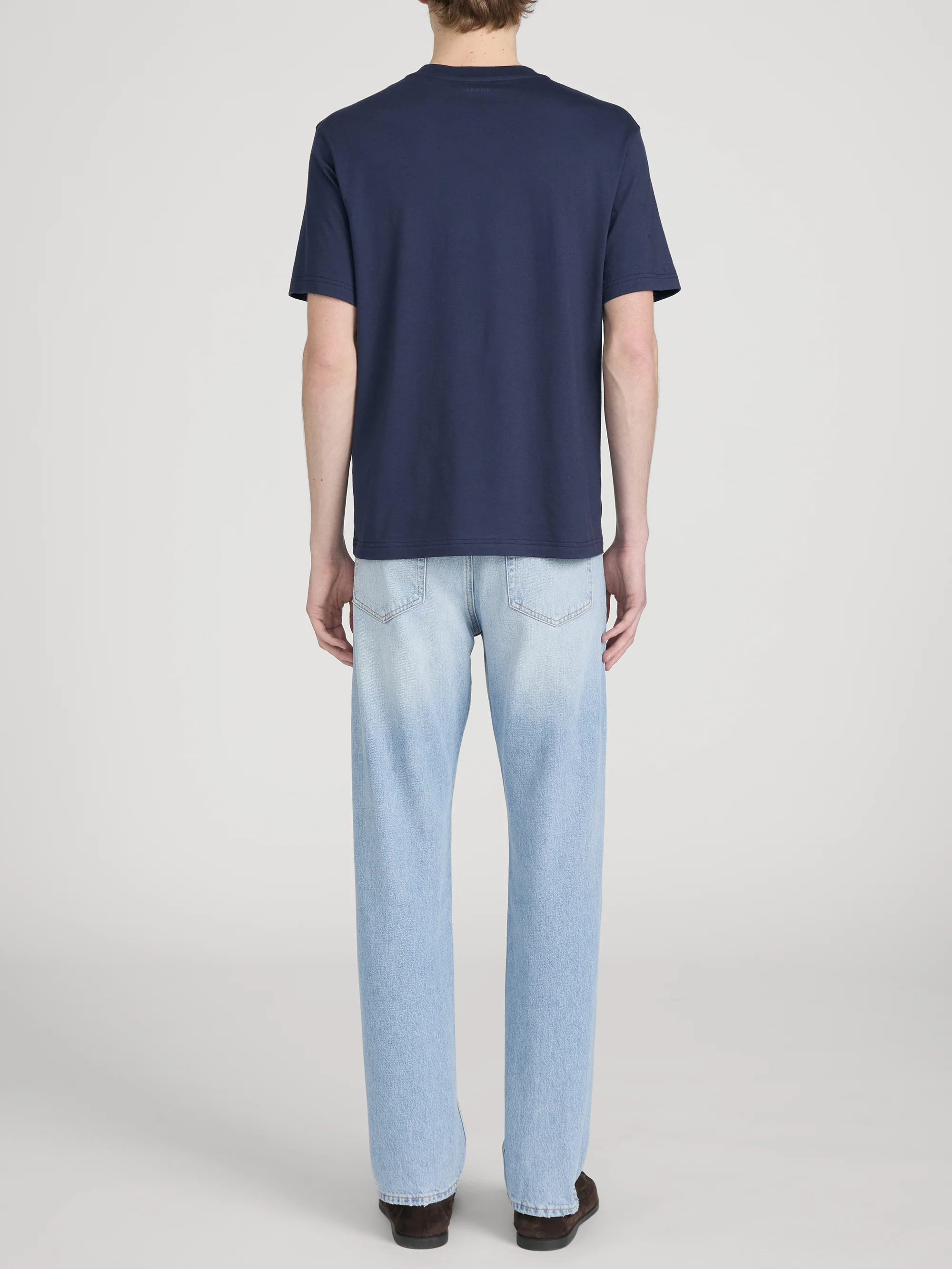 Light Cotton Tee -- Dark Navy - Image 6