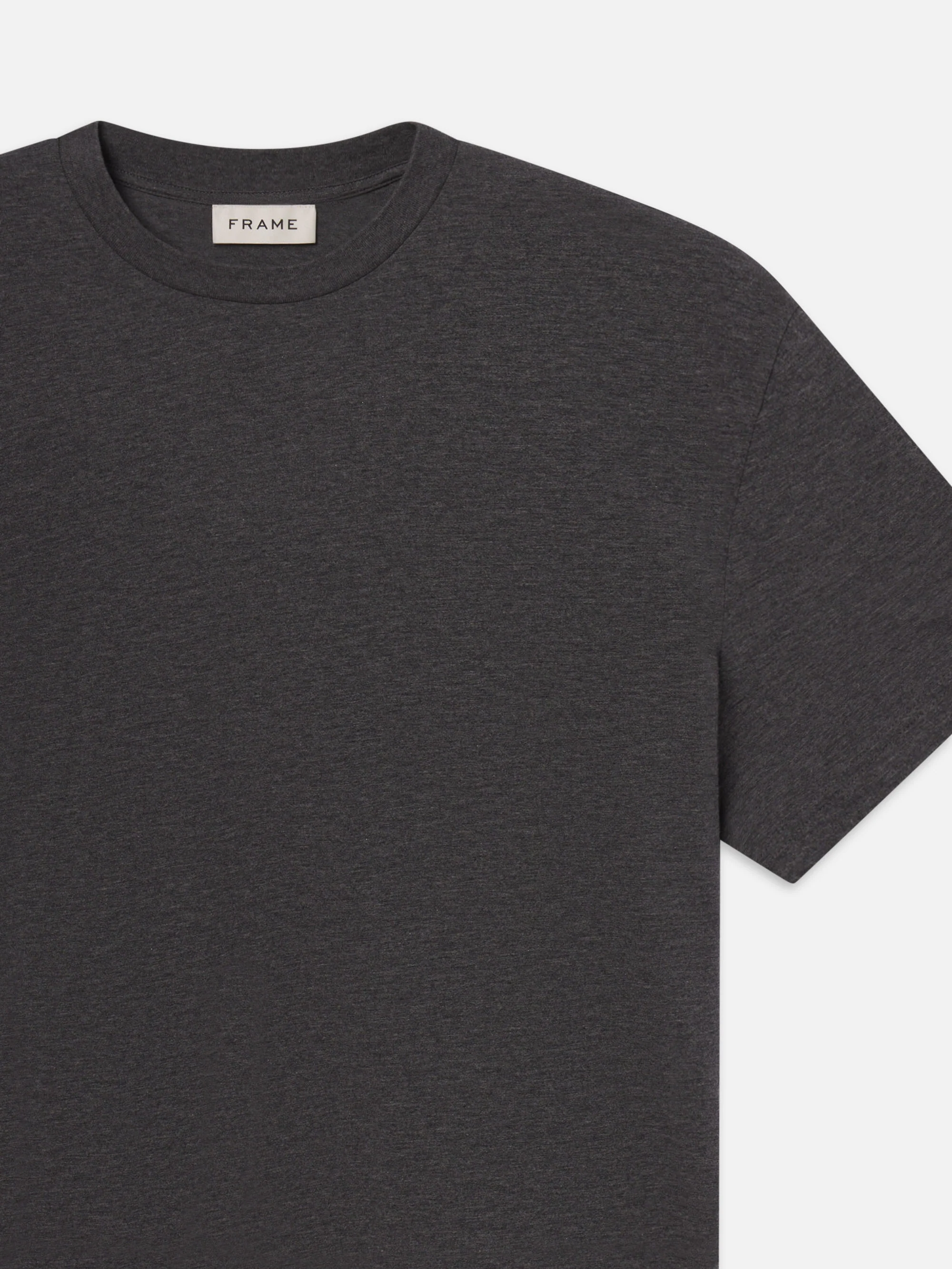 Light Cotton Tee -- Grey Melange - Image 2