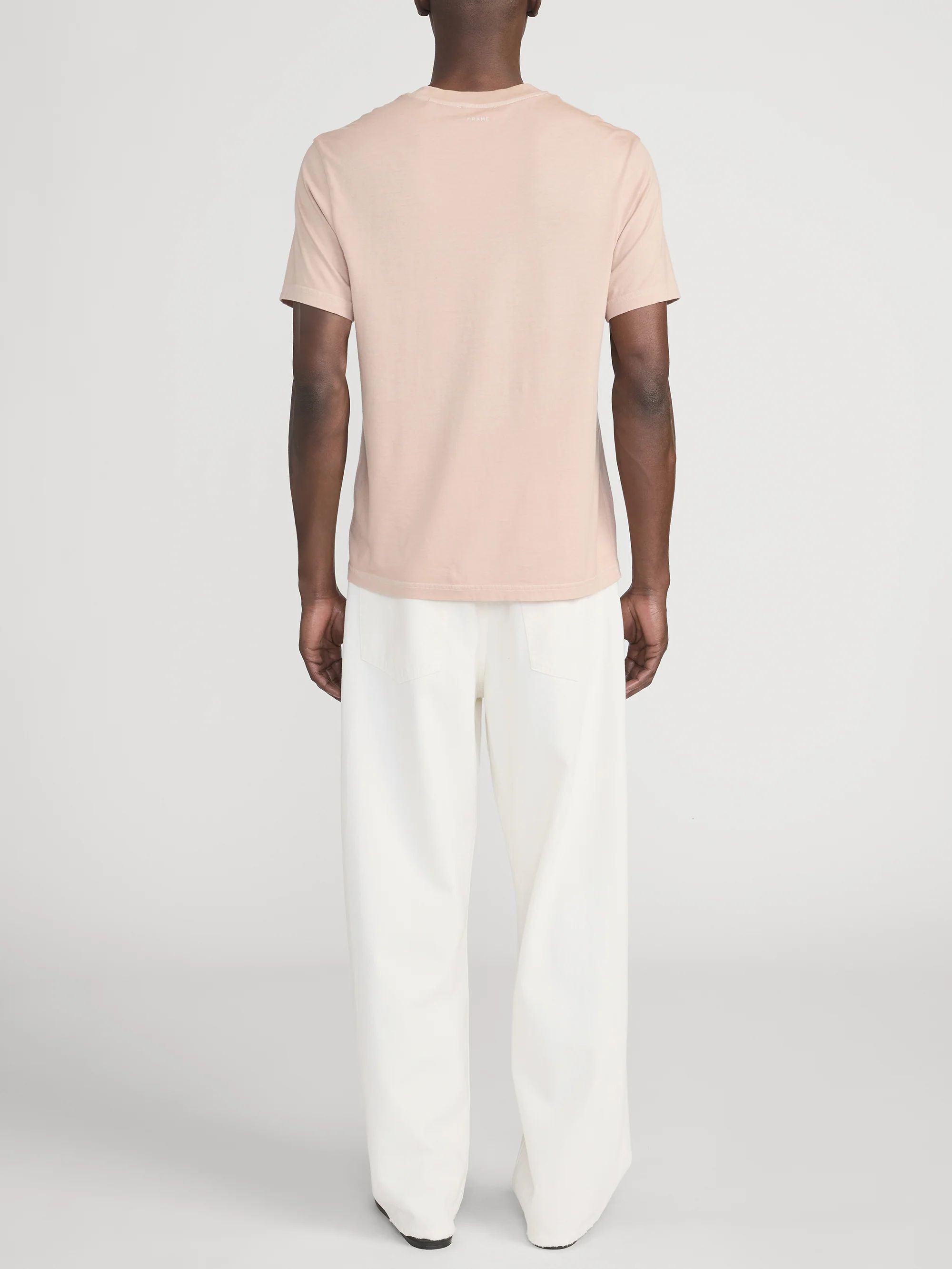 Light Cotton Tee -- Pale Peach - Image 6