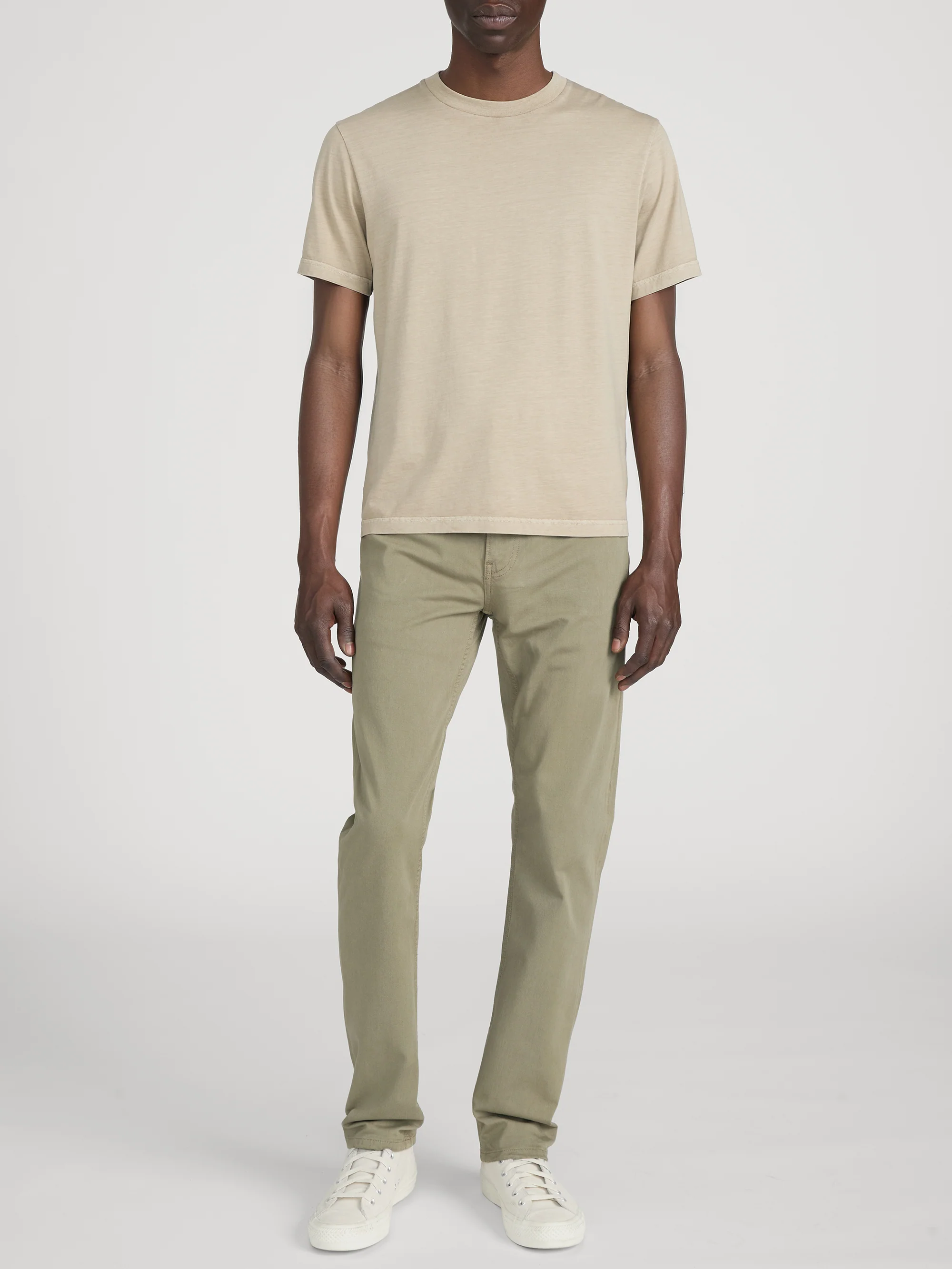Light Cotton Tee -- Antique Beige - Image 2