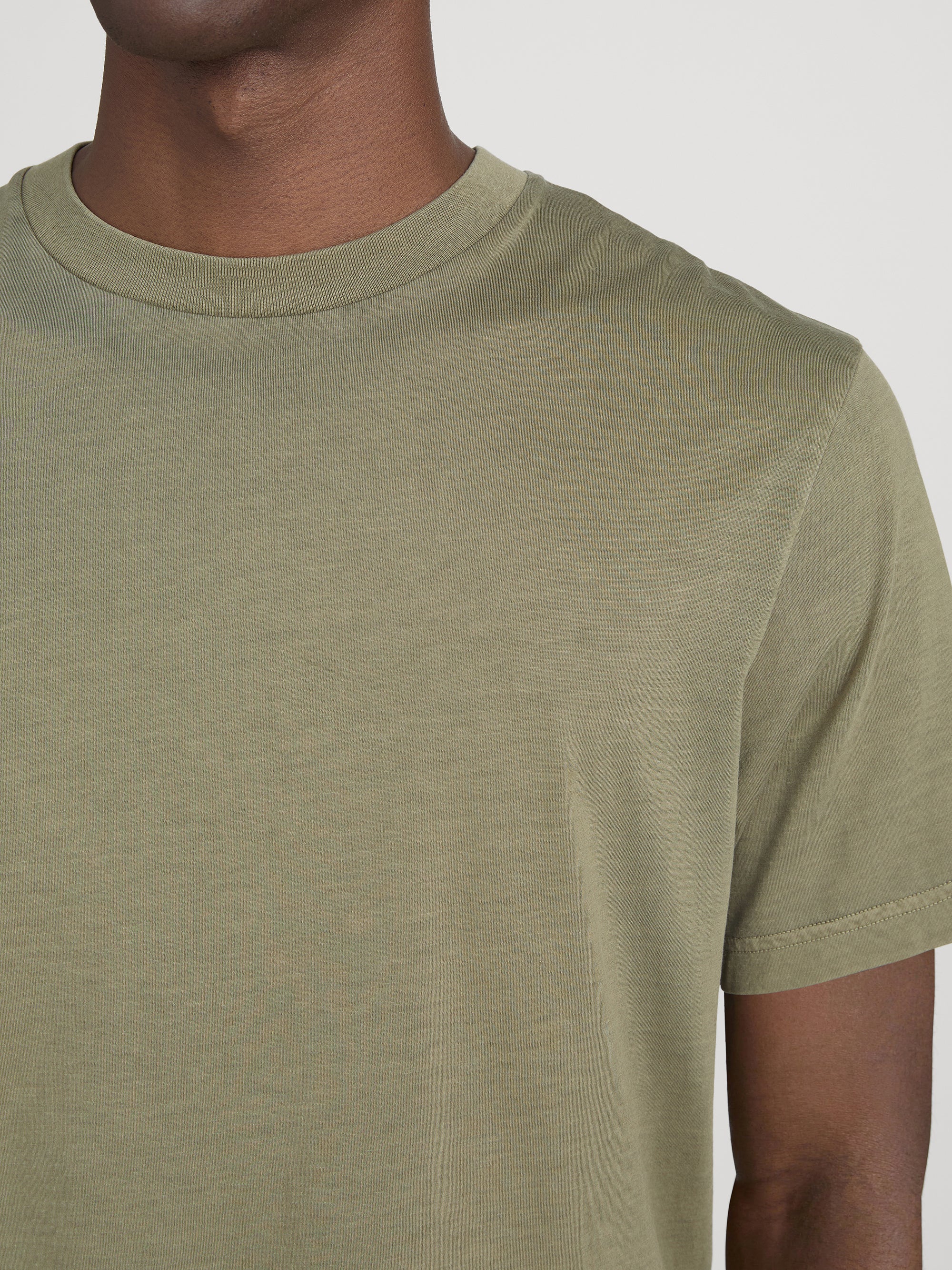 Light Cotton Tee - Antique Green - Image 5