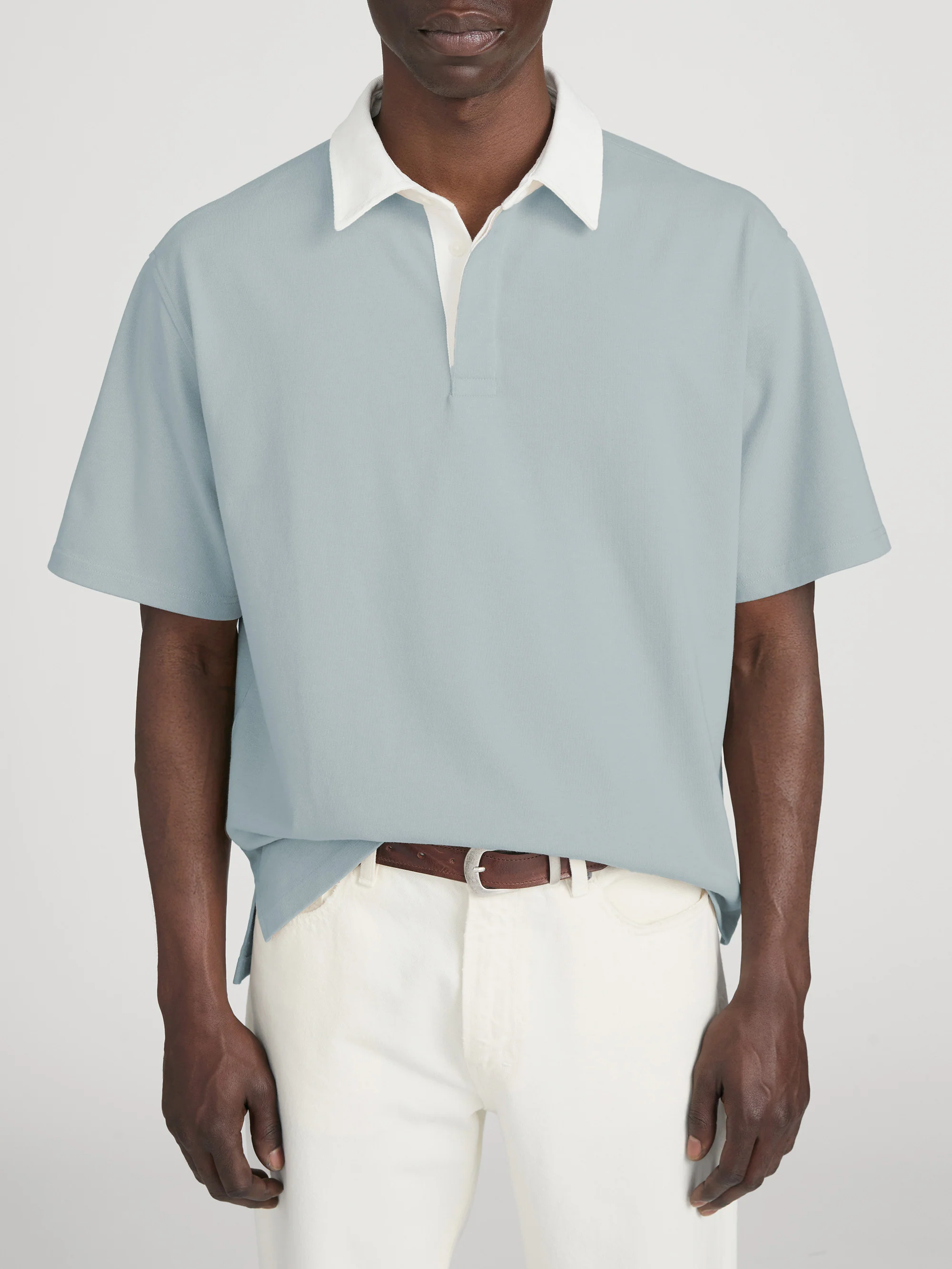 Rugby Polo -- Blue Grey - Image 2