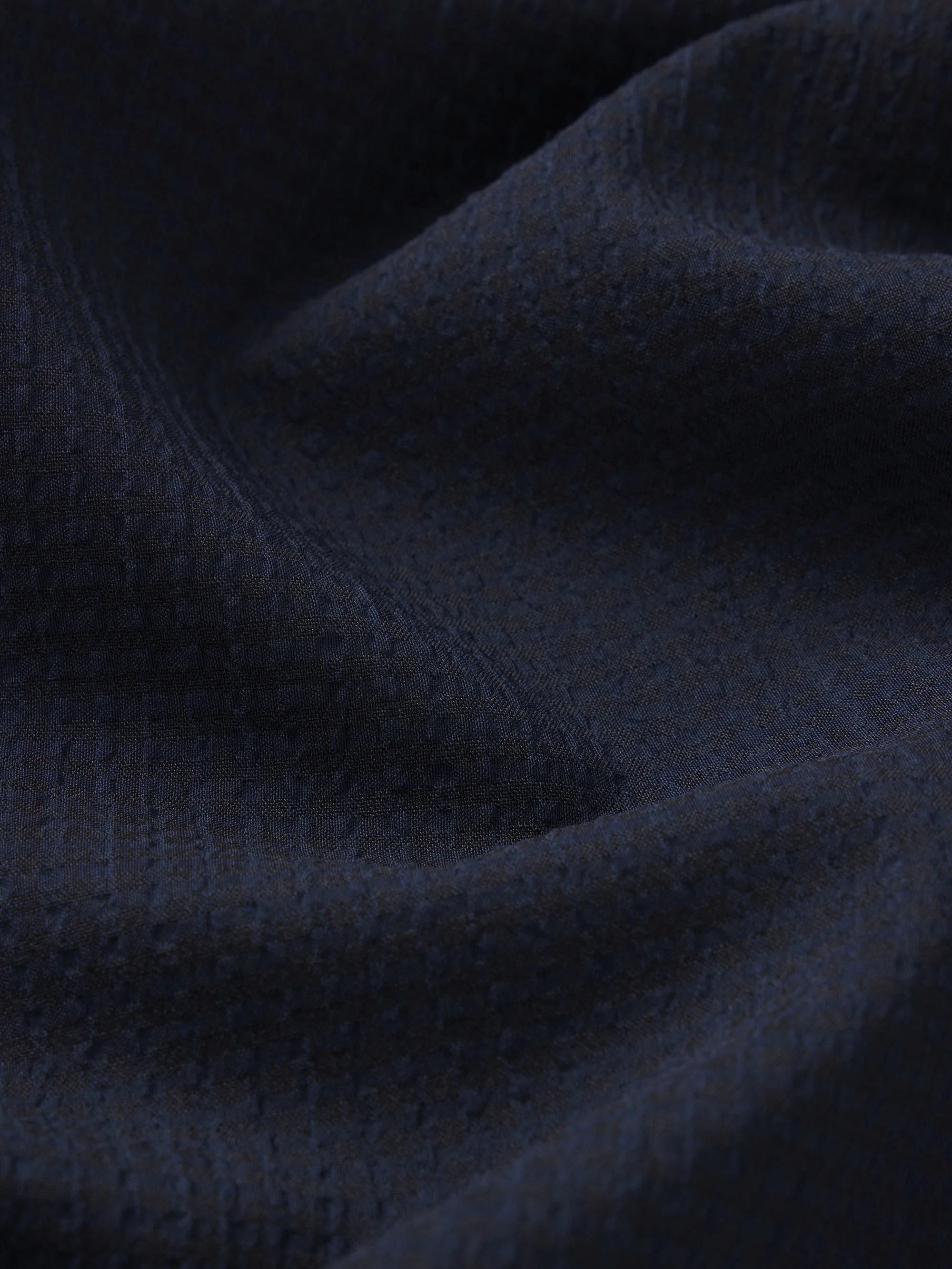 Seersucker Blouson -- Navy - Image 8