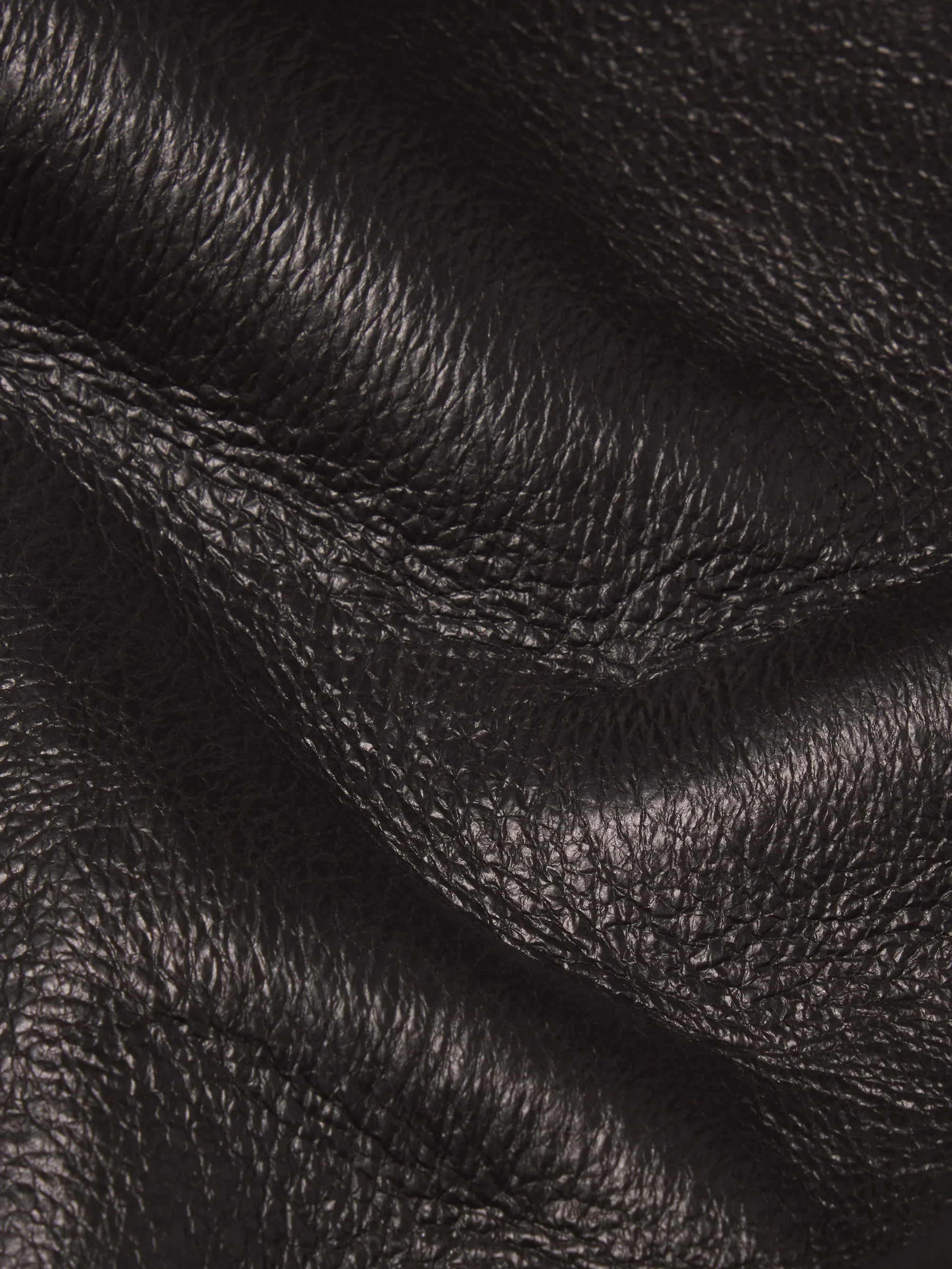 Shearling Bomber -- Dark Brown - Image 7