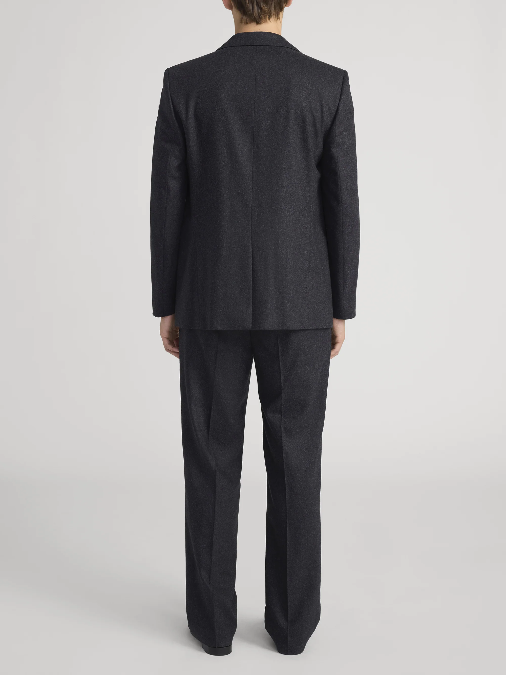 Single Breasted Blazer -- Dark Charcoal - Image 5