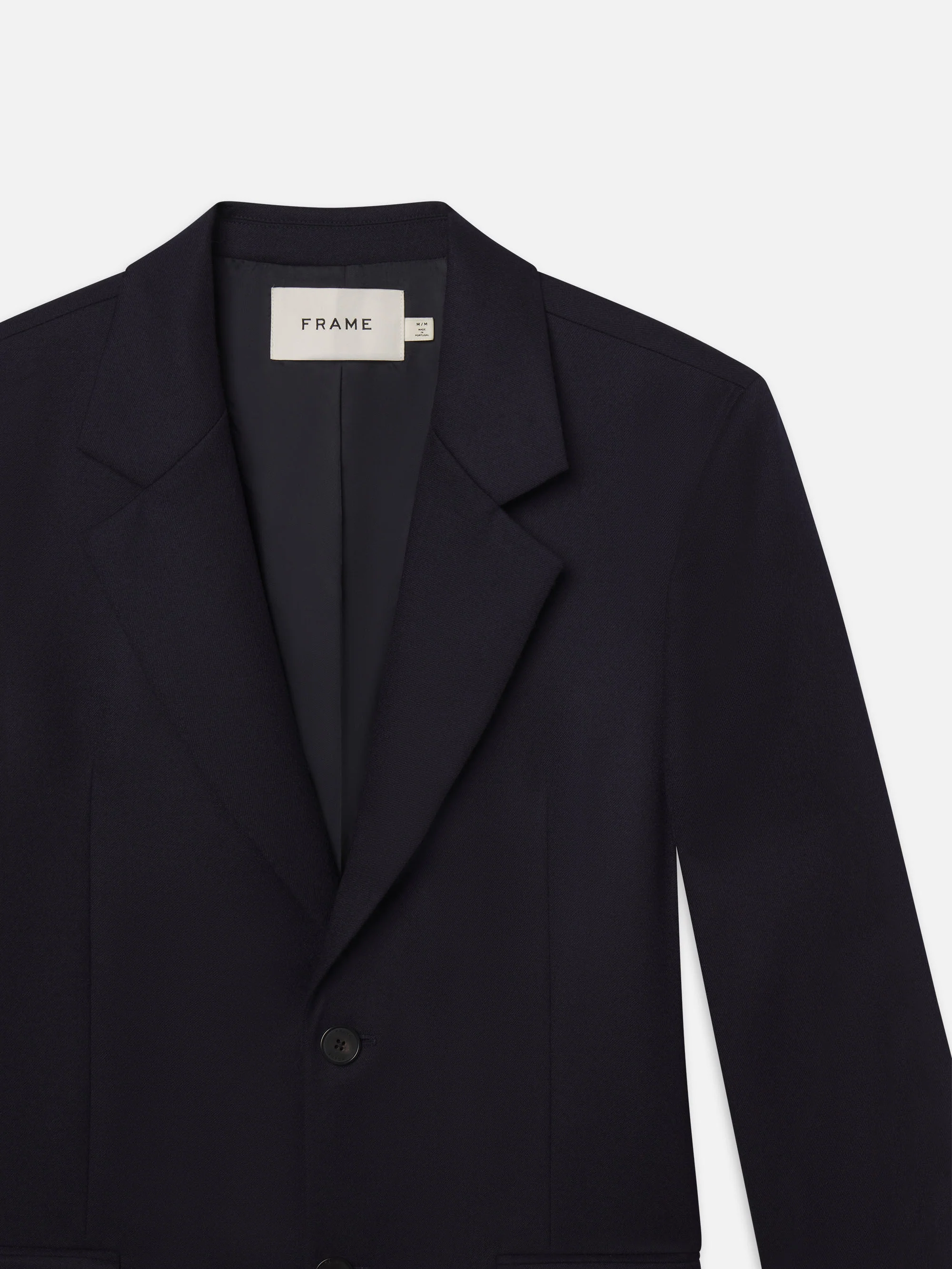 Single Breasted Blazer -- Dark Navy - Image 2