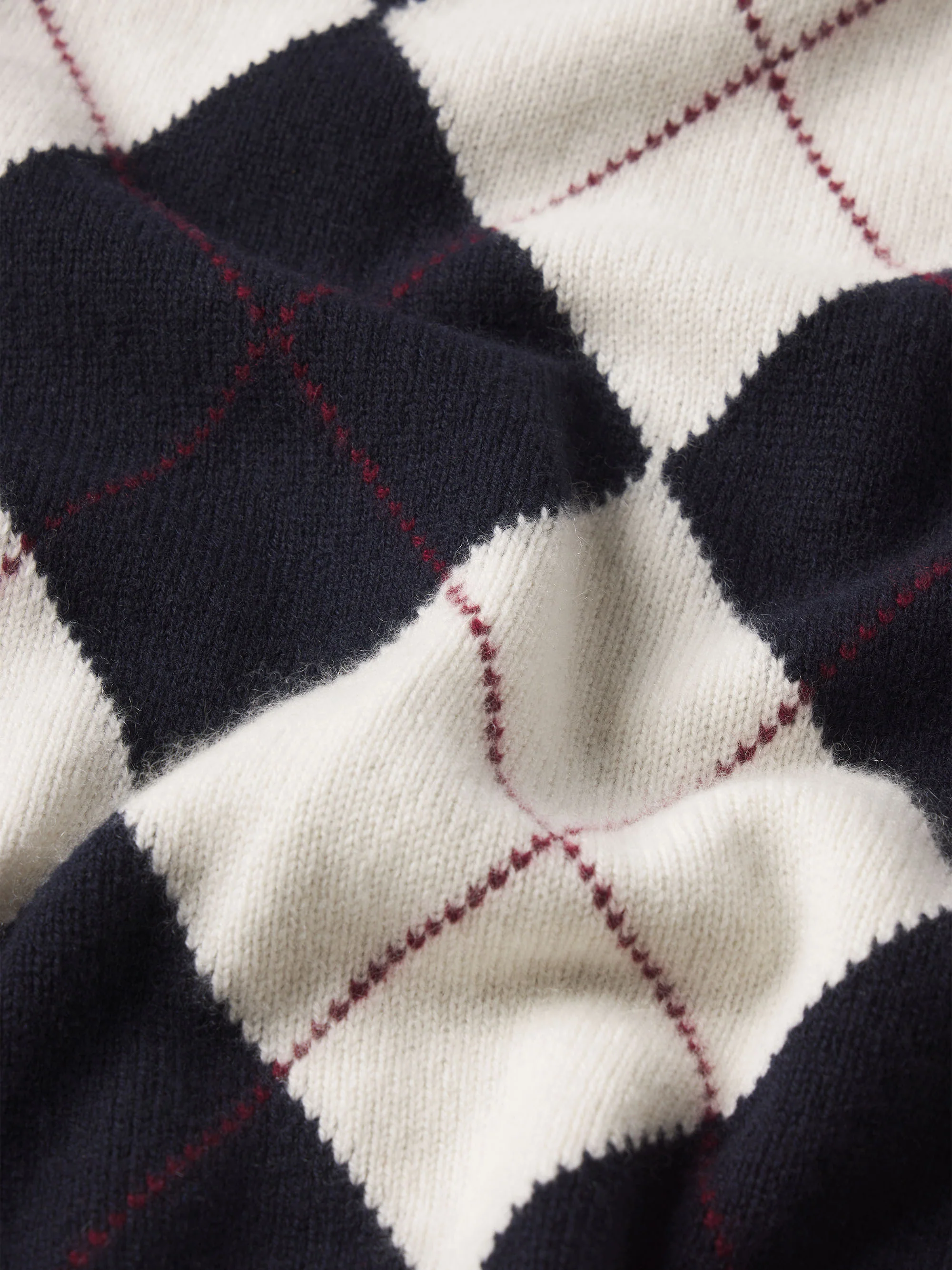 Sotheby’s Women's Argyle Vest -- Navy Multi - Image 2
